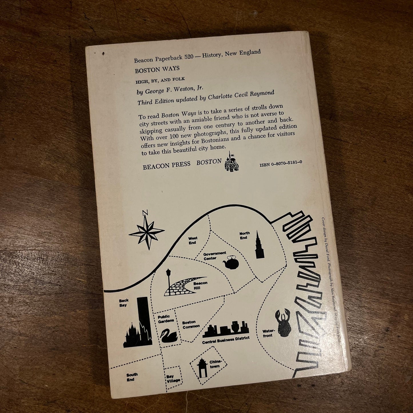 Boston Ways: High, By, and Folk by George F. Weston (1975) Vintage Paperback Book