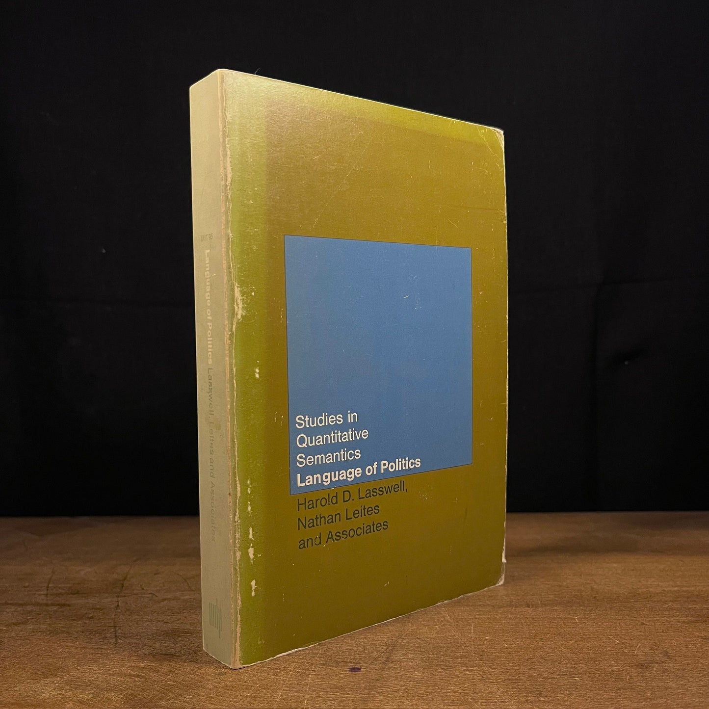 Language of Politics: Studies in Quantitive Semantics by H. D. Lasswell, N. Leites, and Associates (1968) Vintage Paperback Book