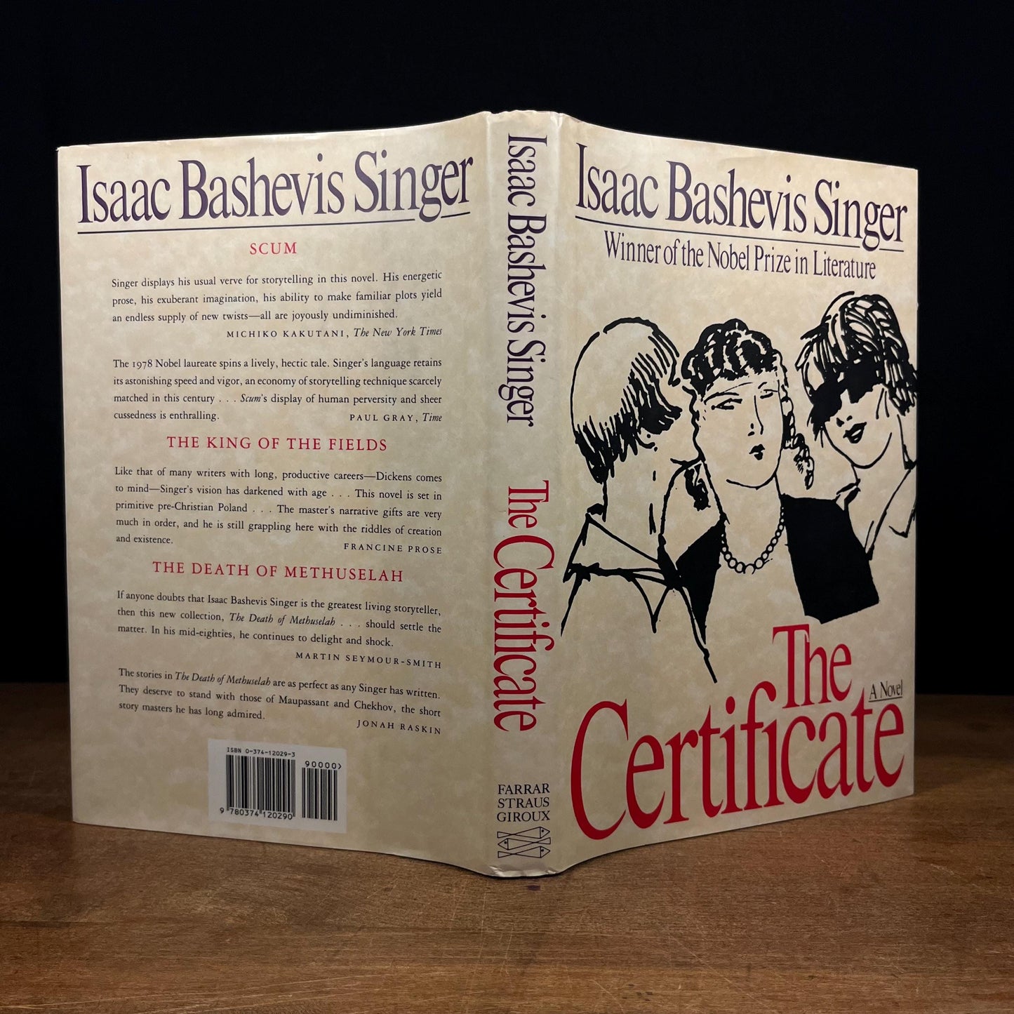 First Printing - The Certificate by Isaac Bashevis Singer (1992) Vintage Hardcover Book