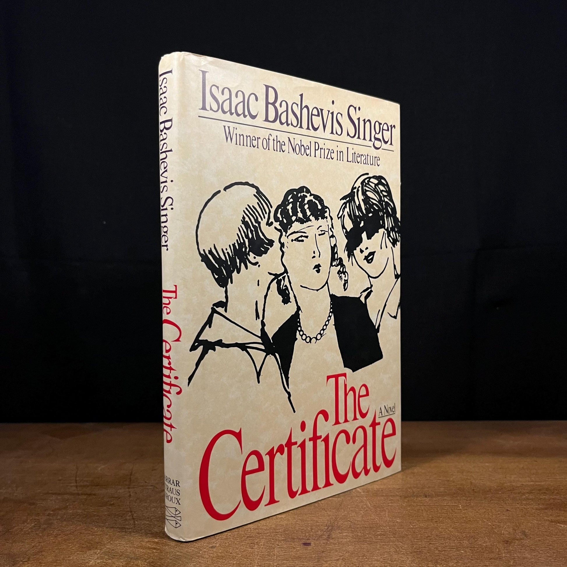 First Printing - The Certificate by Isaac Bashevis Singer (1992) Vintage Hardcover Book