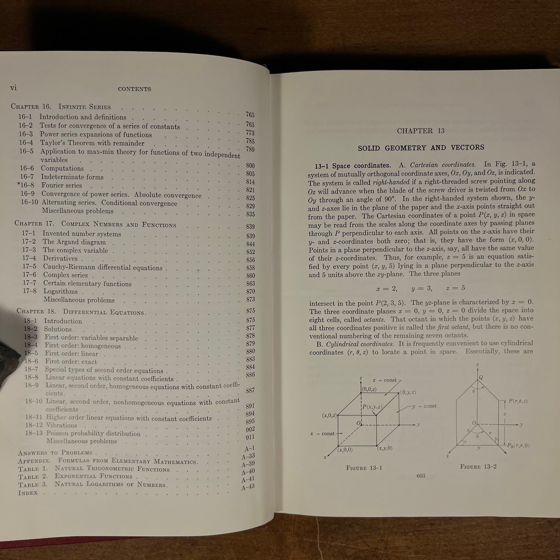 Calculus and Analytic Geometry Part 2: Vectors and Functions of Several Variables by George B. Thomas (1961) Vintage Hardcover Book