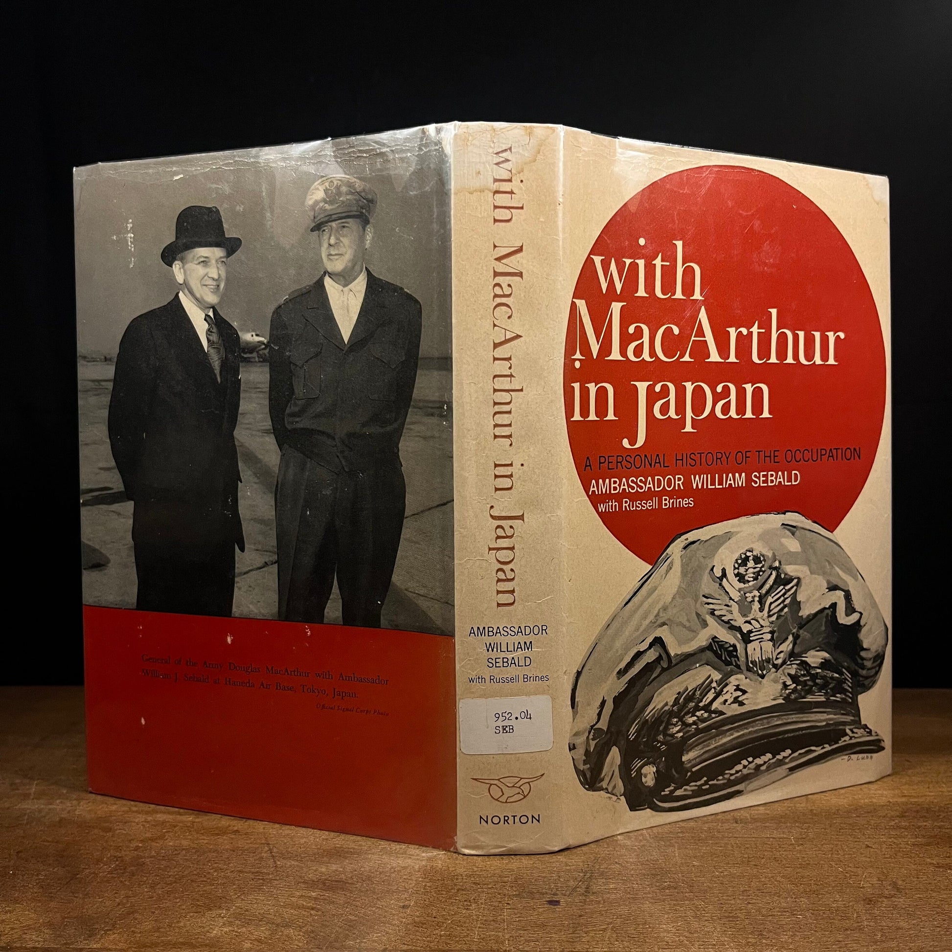 First Printing - With MacArthur in Japan: A Personal History of the Occupation by William Sebald (1965) Vintage Hardcover Book