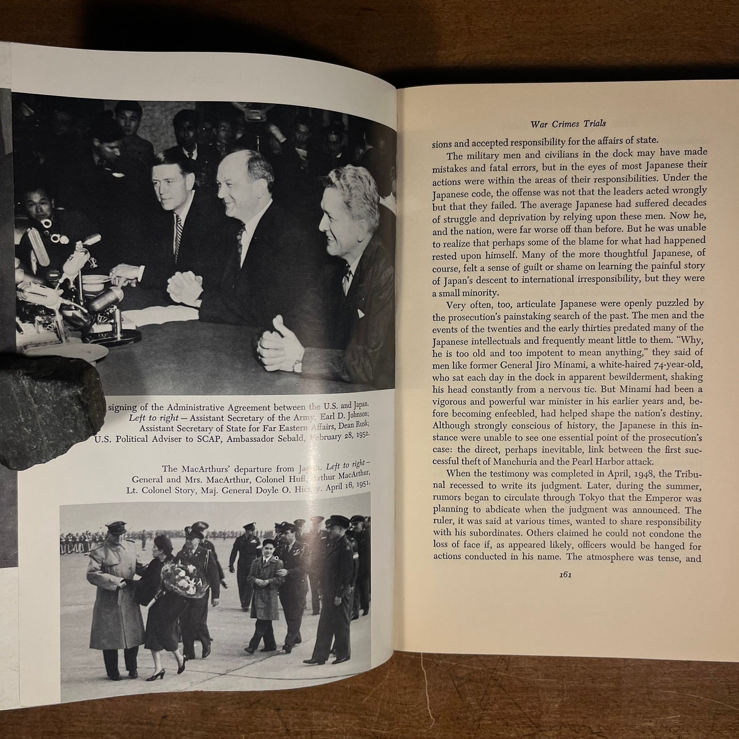 First Printing - With MacArthur in Japan: A Personal History of the Occupation by William Sebald (1965) Vintage Hardcover Book