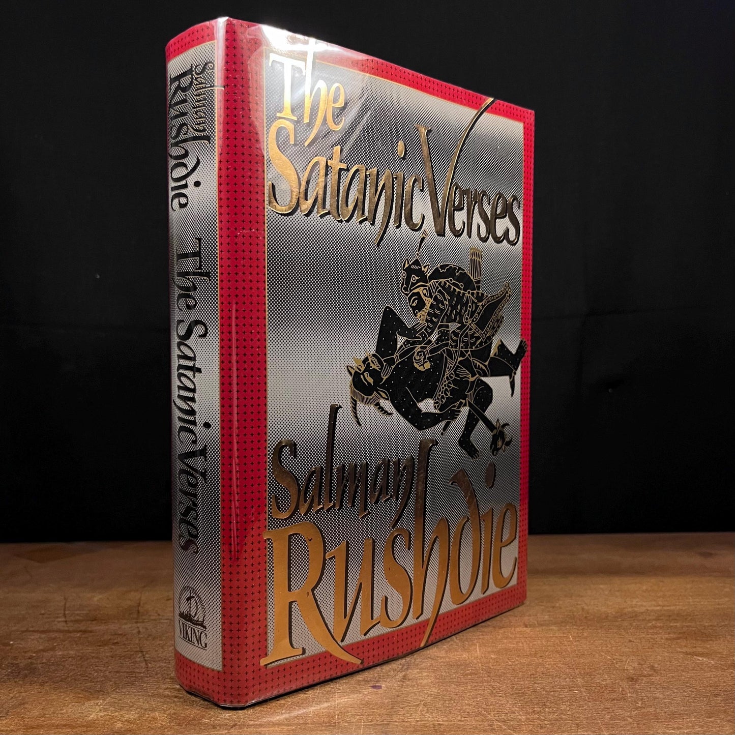 First Printing - The Satanic Verses by Salman Rushdie (1989) Vintage Hardcover Book