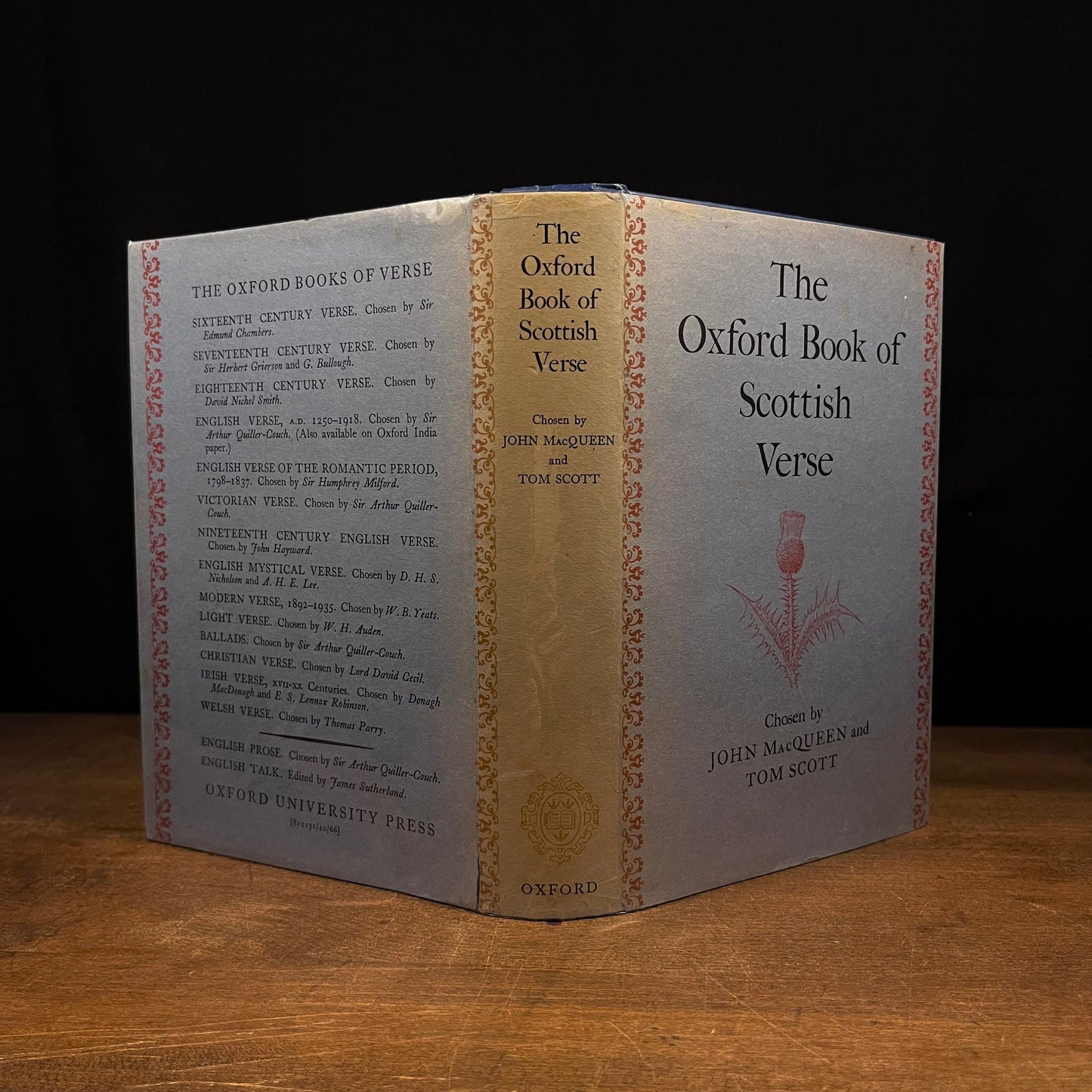 The Oxford Book of Scottish Verse by John McQueen and Tom Scott (1966) Vintage Hardcover Book