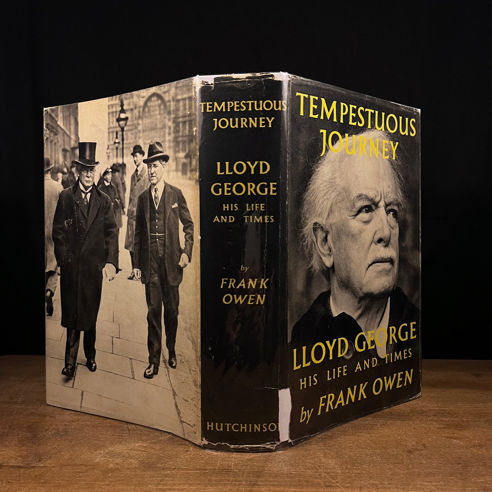 First Printing - Tempestuous Journey: Lloyd George, His Life and Times by Frank Owen (1954) Vintage Hardcover Book