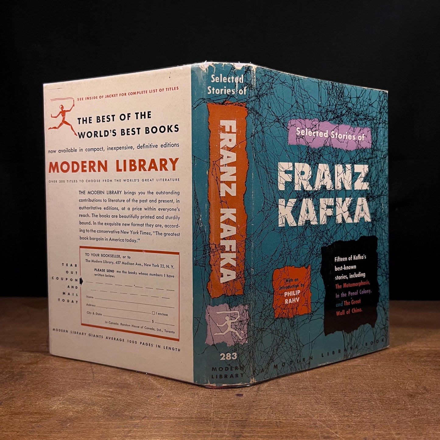 Modern Library - Selected Stories of Frank Kafka (1952) Vintage Hardcover Book