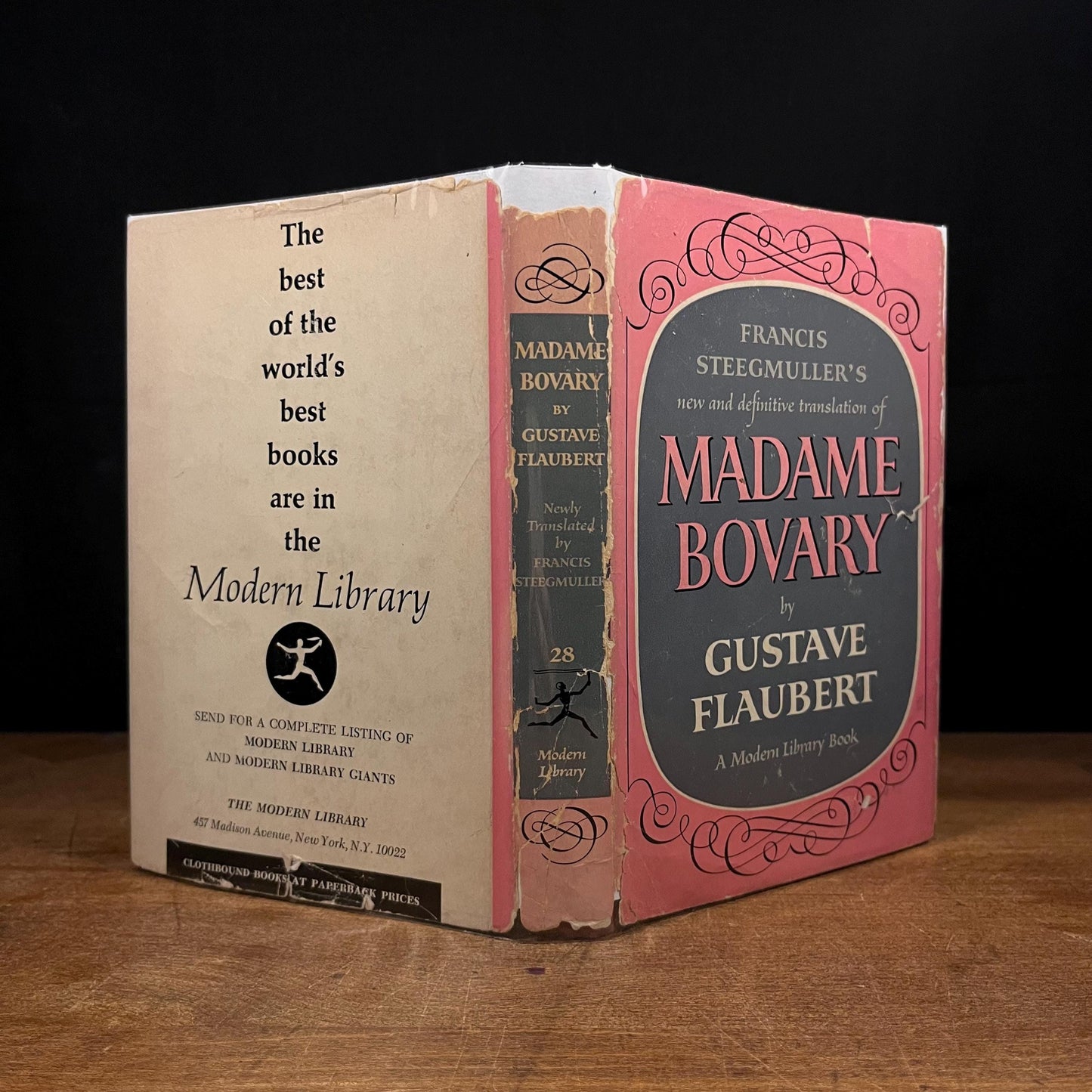 Modern Library - Madame Bovary by Gustave Flaubert (1958) Vintage Hardcover Book