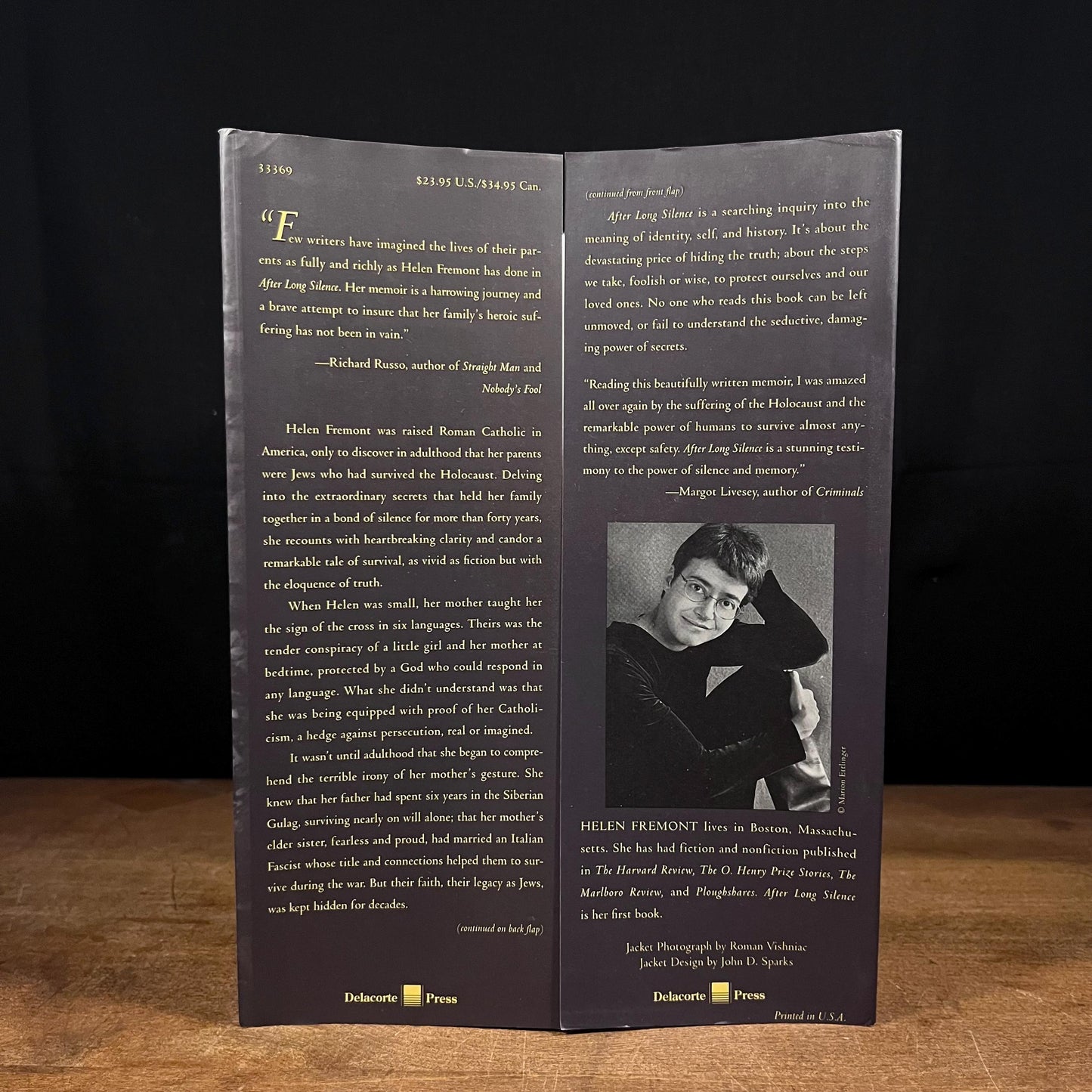 First Printing - After Long Silence: A Memoir by Helen Fremont (1999) Vintage Hardcover Book