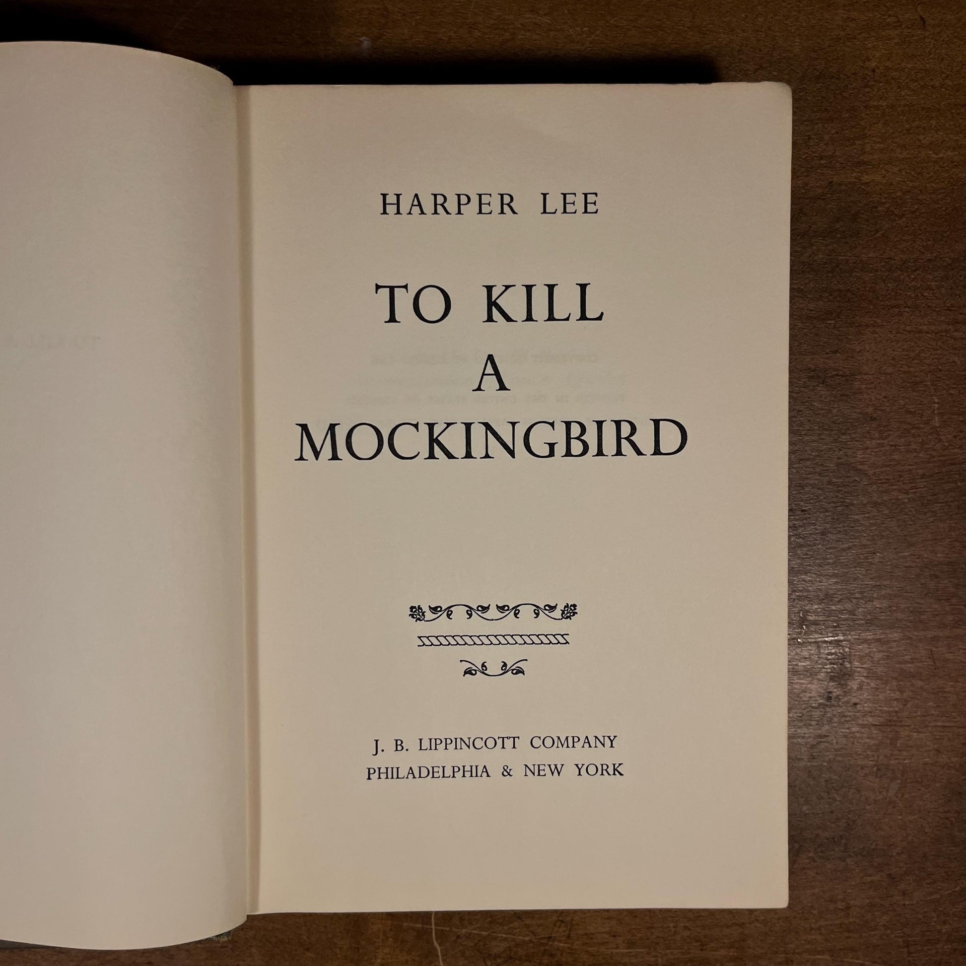 Seventh printing - To Kill a Mockingbird by Harper Lee (1960) Vintage Hardcover Book