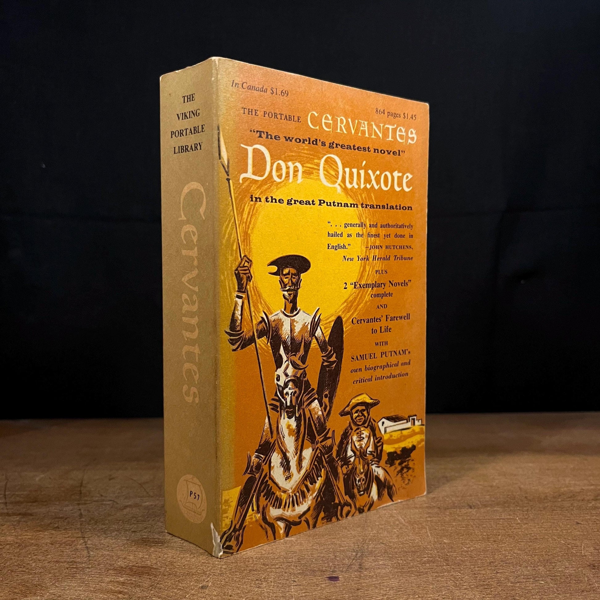 The Portable Cervantes featuring Don Quixotes (1957) Vintage Paperback Book