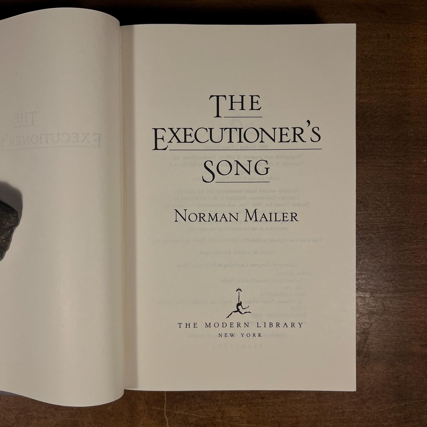 Modern Library - The Executioner’s Song by Norman Mailer (1993) Vintage Hardcover Book