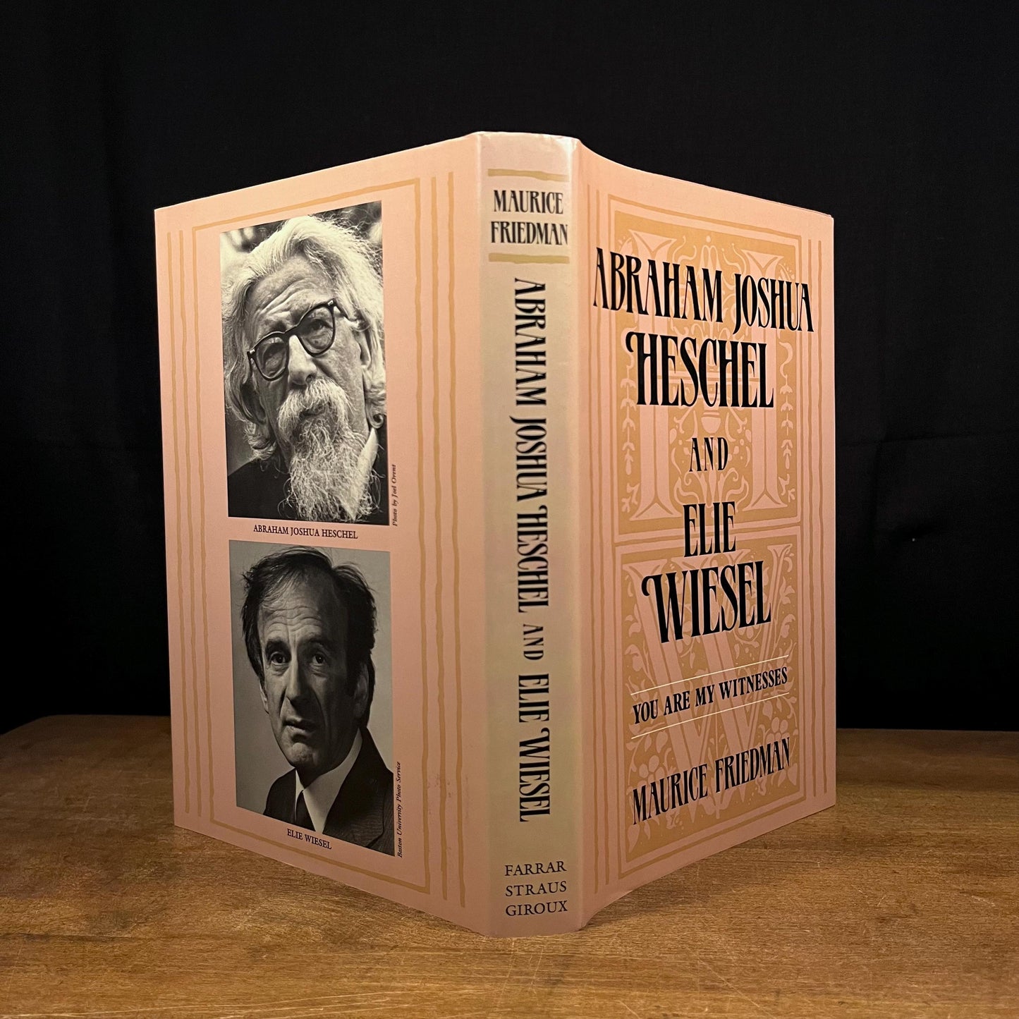 First Printing - Abraham Joshua Heschel and Elie Wiesel: You Are My Witness by Maurice Freedman (1987) Vintage Hardcover Book