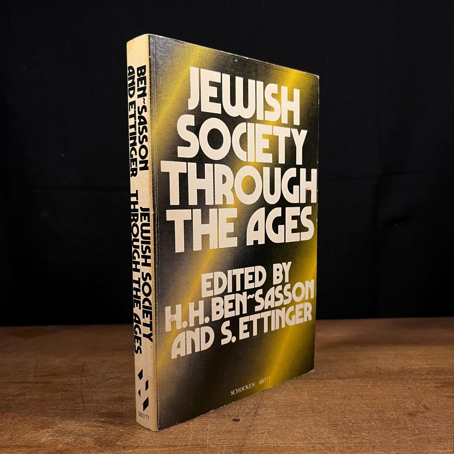 Jewish Society Through The Ages by H. H. Ben-Sasson and S. Ettinger (1973) Vintage Paperback Book