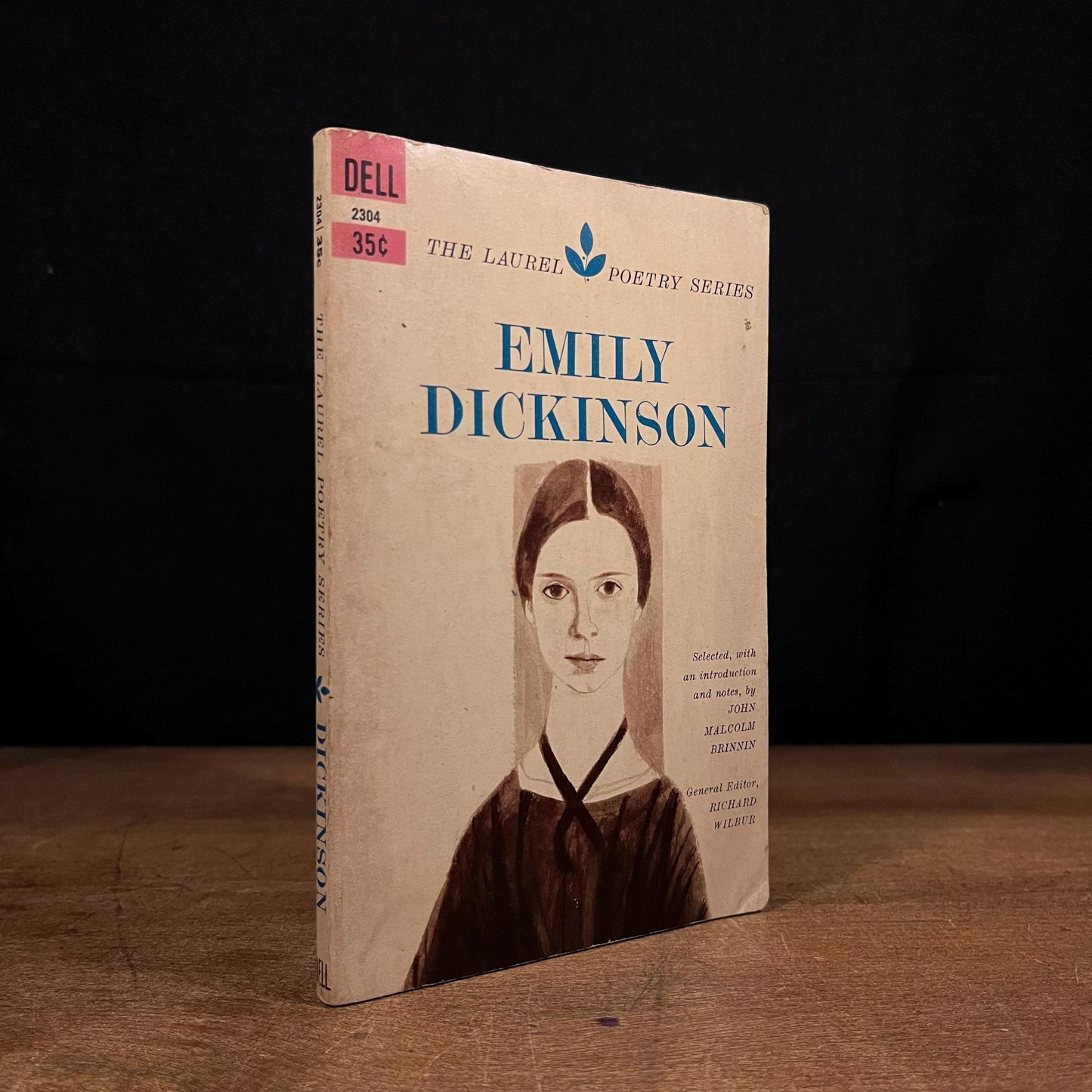 Emily Dickinson: Selected, with an Introduction and Notes by Malcolm Brinnin (1963) Vintage Paperback Book