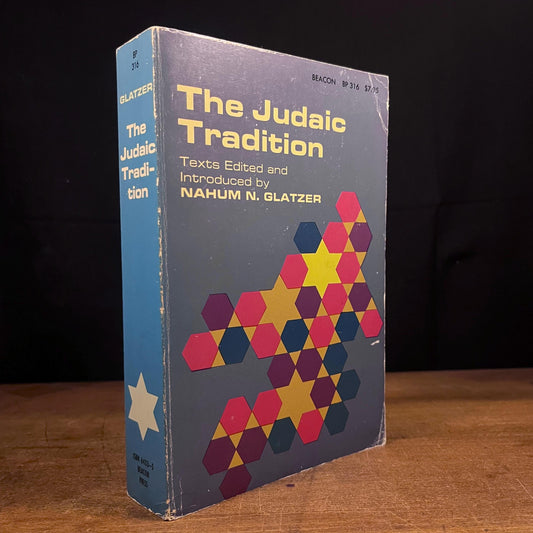 The Judaic Tradition by Nahum N. Glatzer (1969) Vintage Paperback Book