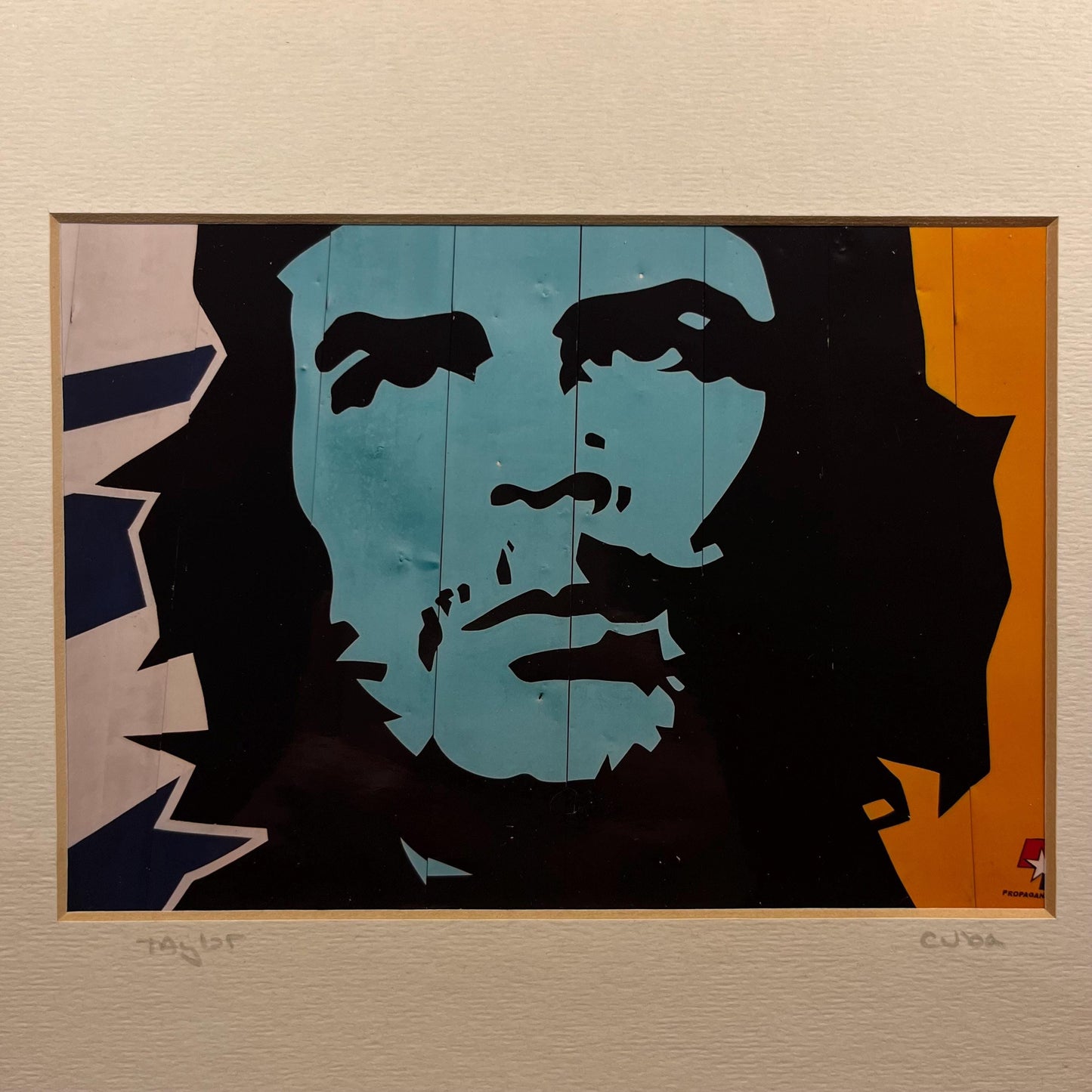 Che Guevara by Claude Taylor (2000s) Vintage Color Photograph Matted 10” x 8”