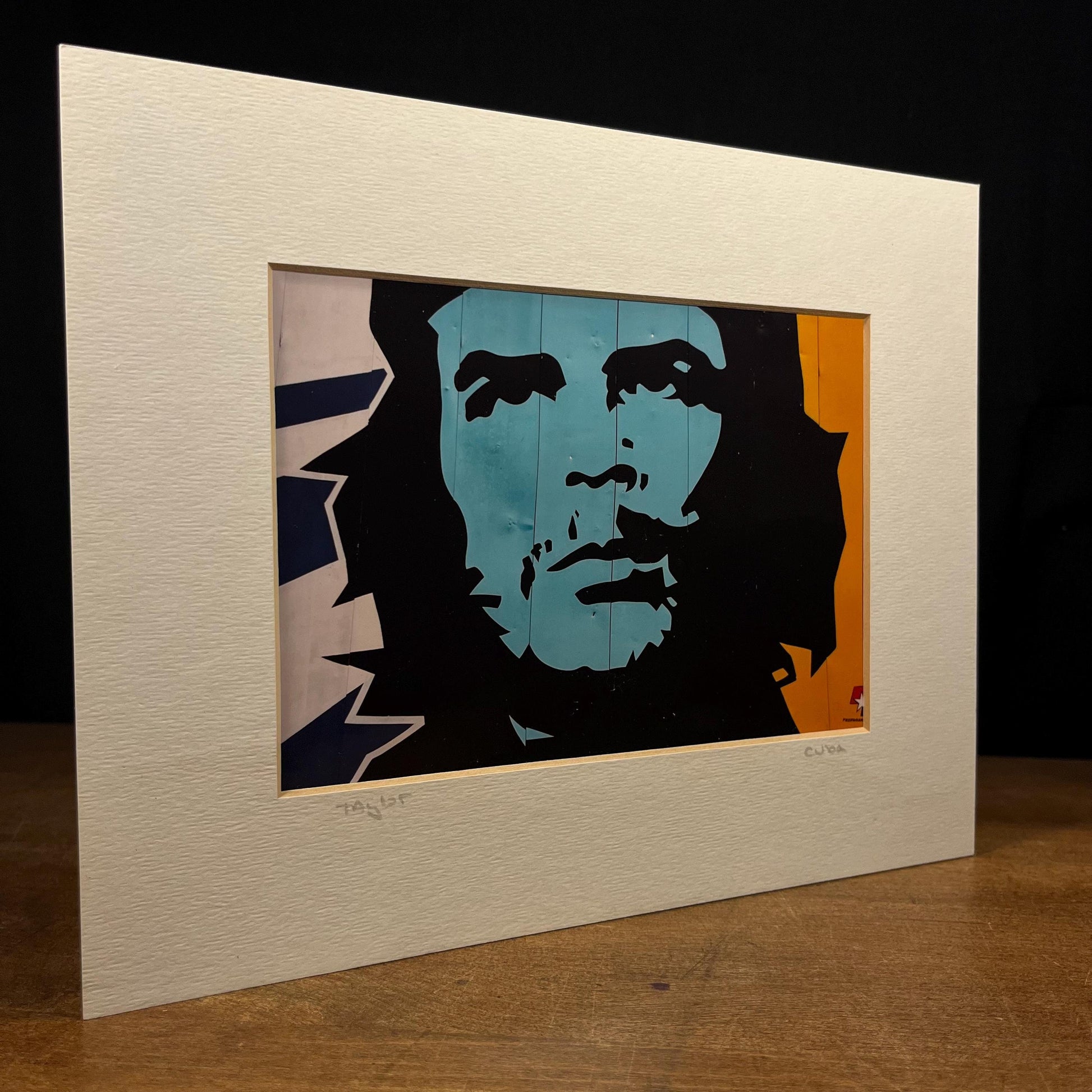 Che Guevara by Claude Taylor (2000s) Vintage Color Photograph Matted 10” x 8”