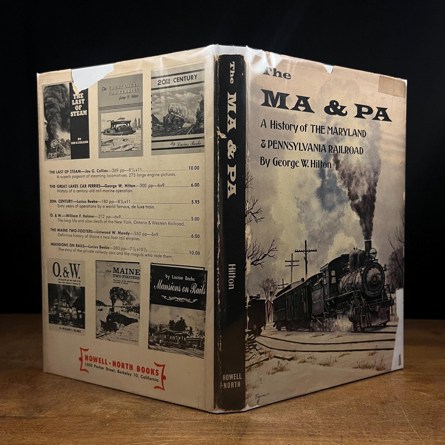 Third Printing - The Ma and Pa: A History of the Maryland and Pennsylvania Railroad by George W. Hilton (1966) Vintage Hardcover Book