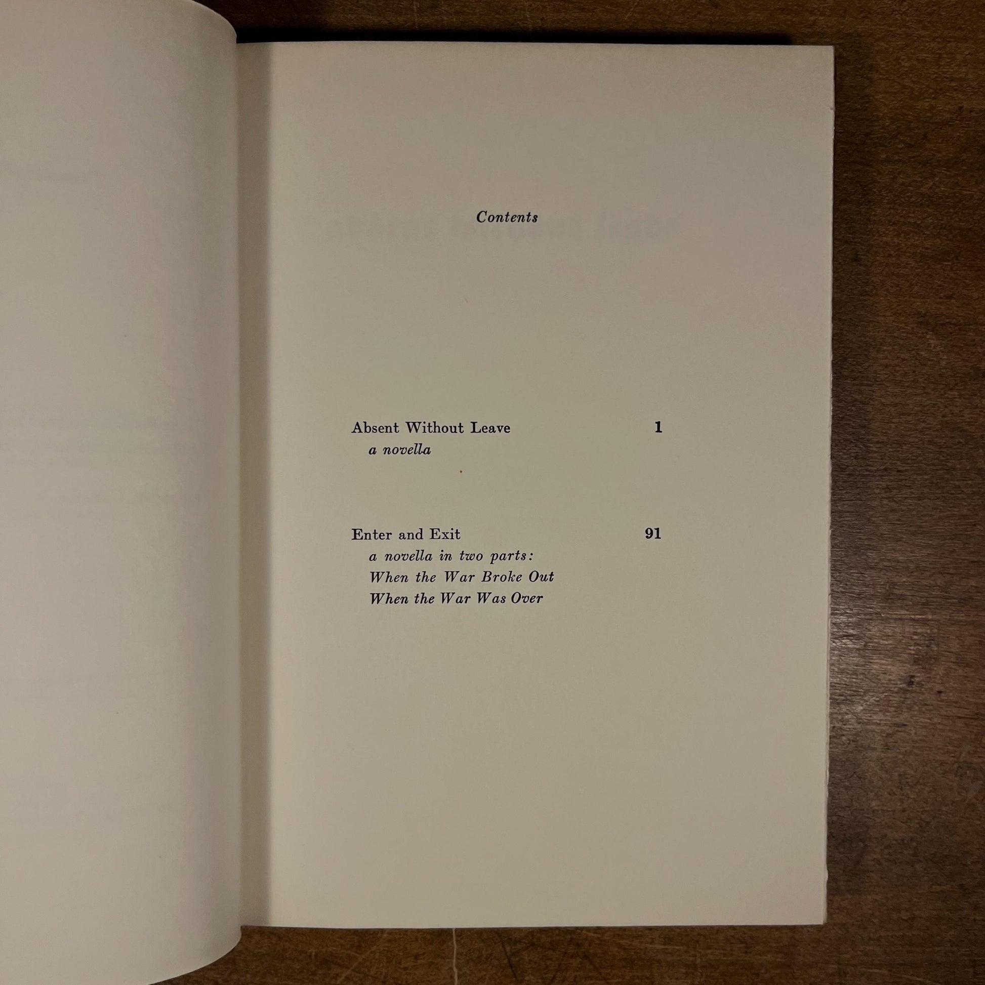 First Printing - Absent Without Leave by Heinrich Böll (1965) Vintage Hardcover Book