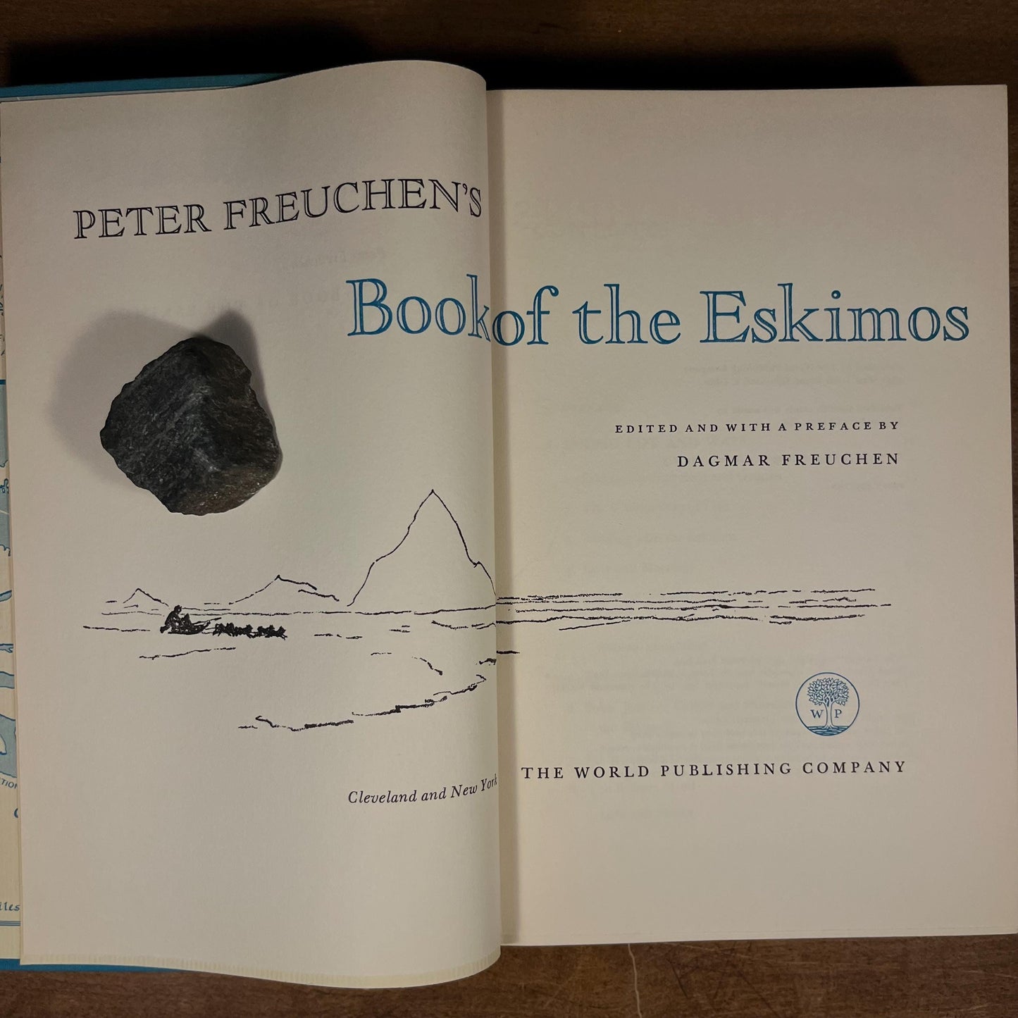 First Printing - Peter Freuchen’s Book of the Eskimos (1961) Vintage Hardcover Book