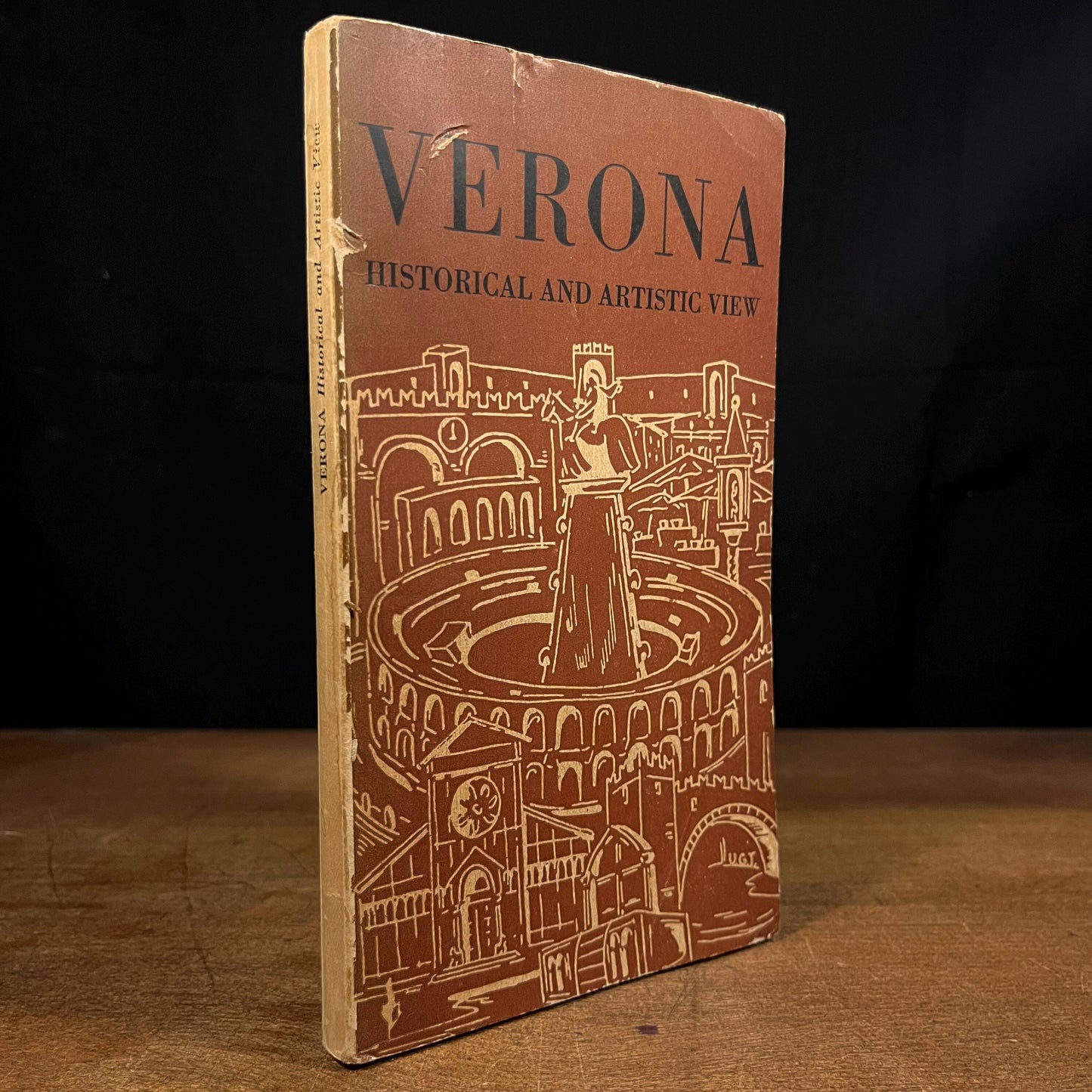 An Historical and Artistic View of Verona by Mario Maimeri (1958) Vintage Softcover Book