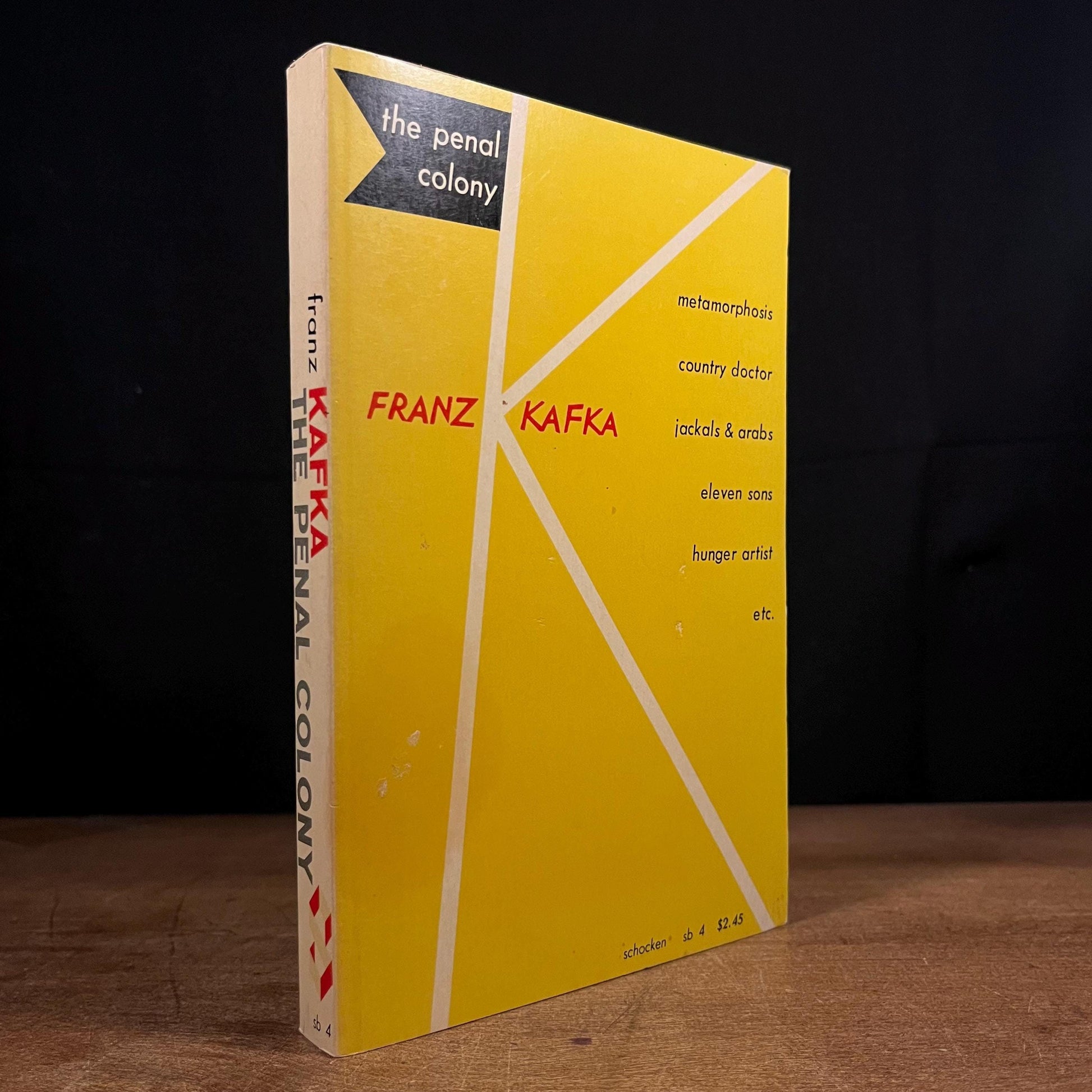 The Penal Colony: Stories and Short Pieces by Frank Kafka (1971) Vintage Paperback Book