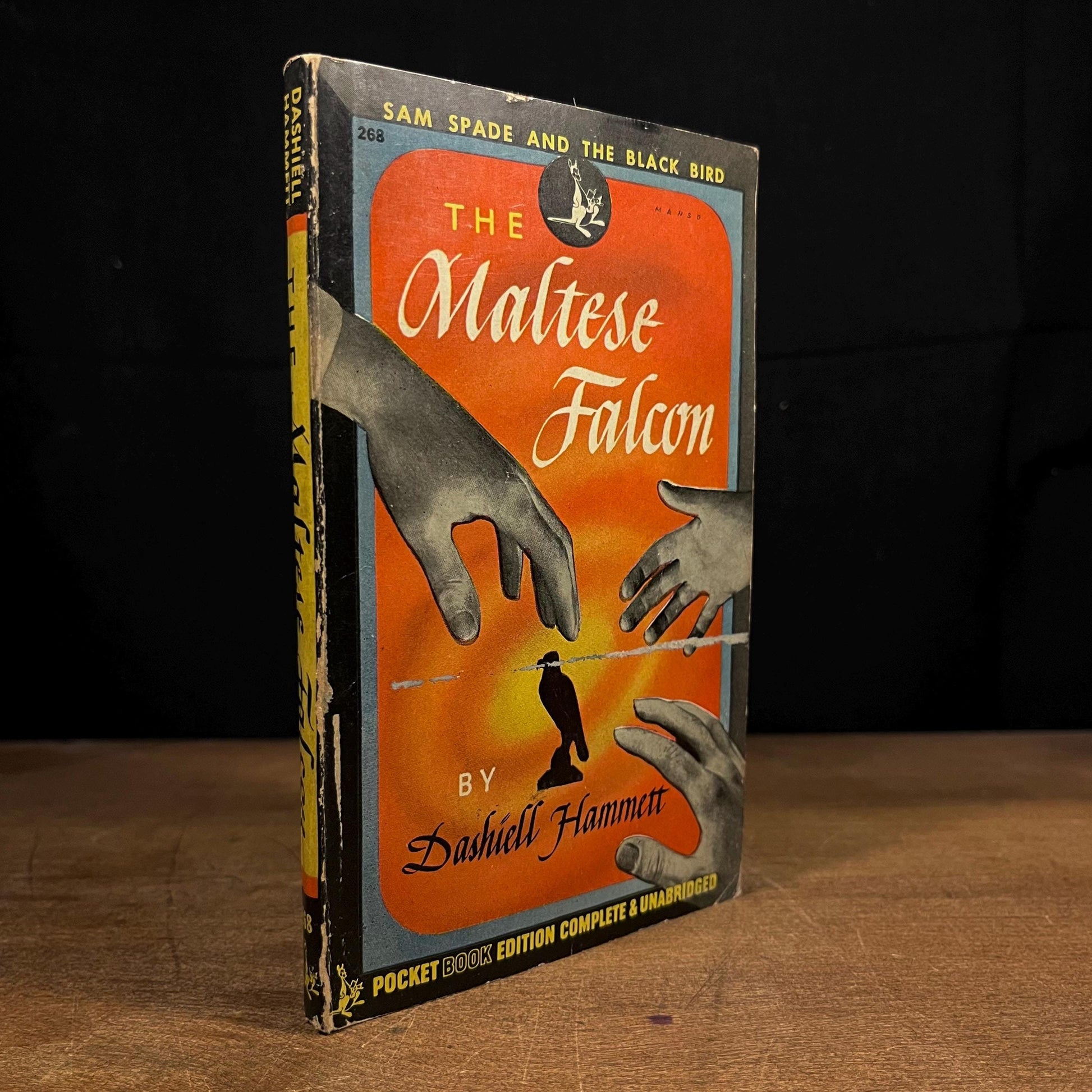 First Pocket Printing - The Maltese Falcon by Dashiell Hammett (1946) Vintage Paperback Book