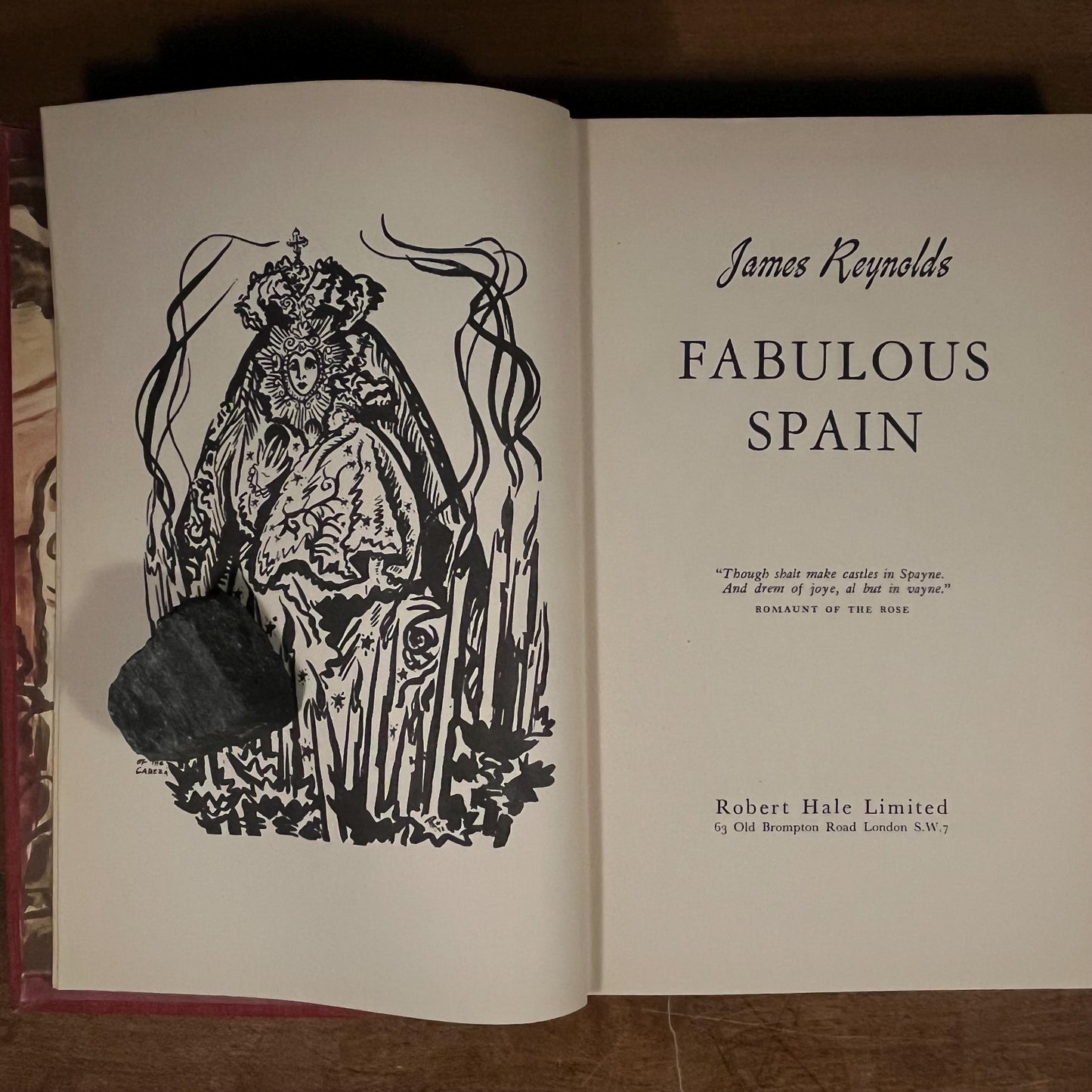 First Printing - Fabulous Spain by James Reynolds (1955) Vintage Hardcover Book