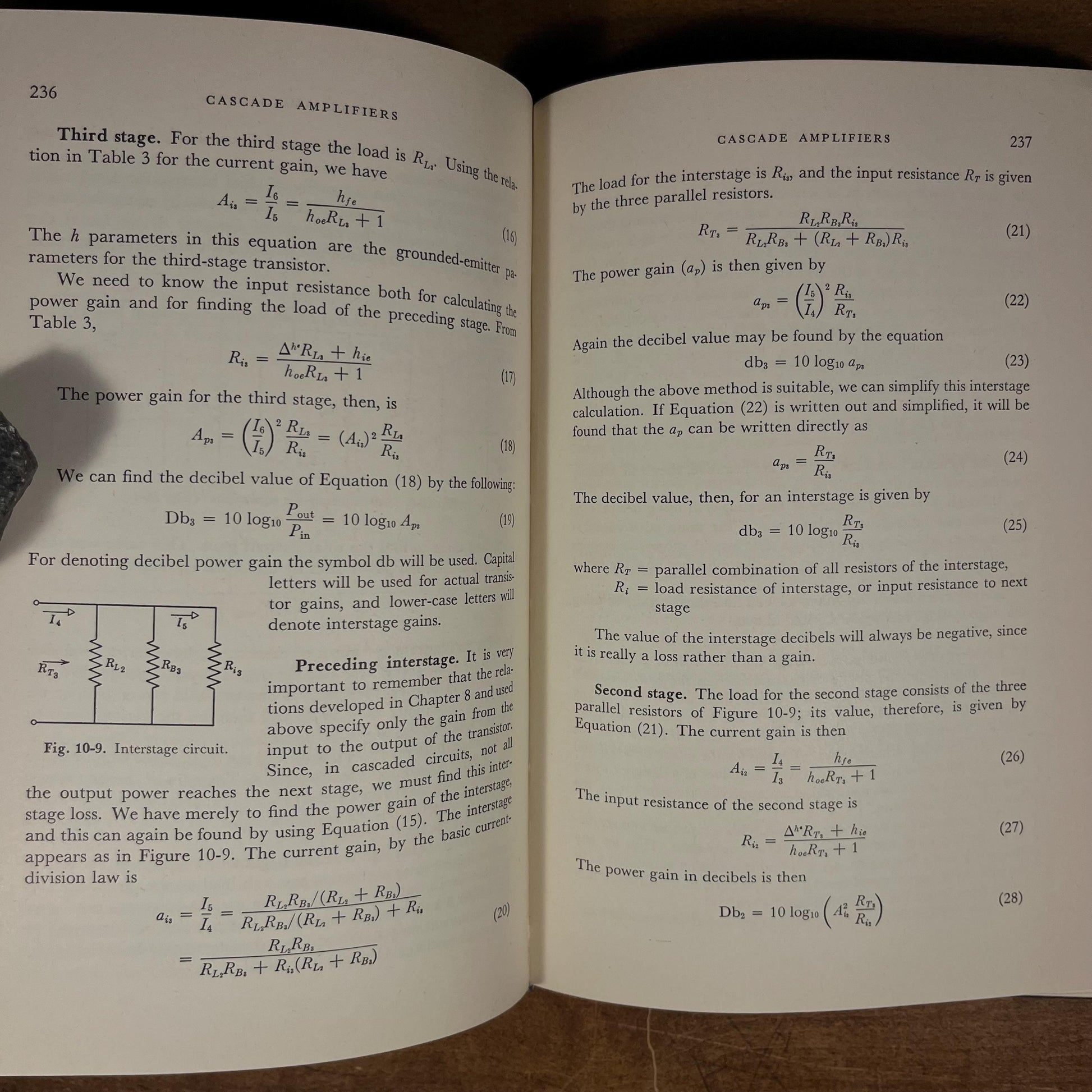 Third Printing - Transistor Physics and Circuits by R. L. Riddle and M. P. Ristenbatt (1958) Vintage Hardcover Book