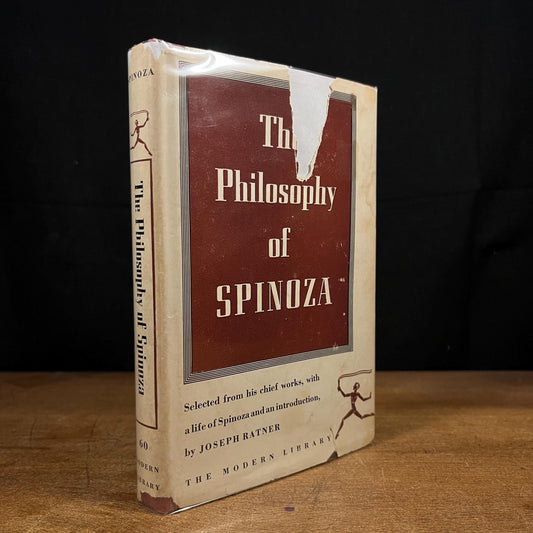 Modern Library - The Philosophy of Spinoza by Joseph Ratner (1954) Vintage Hardcover Book