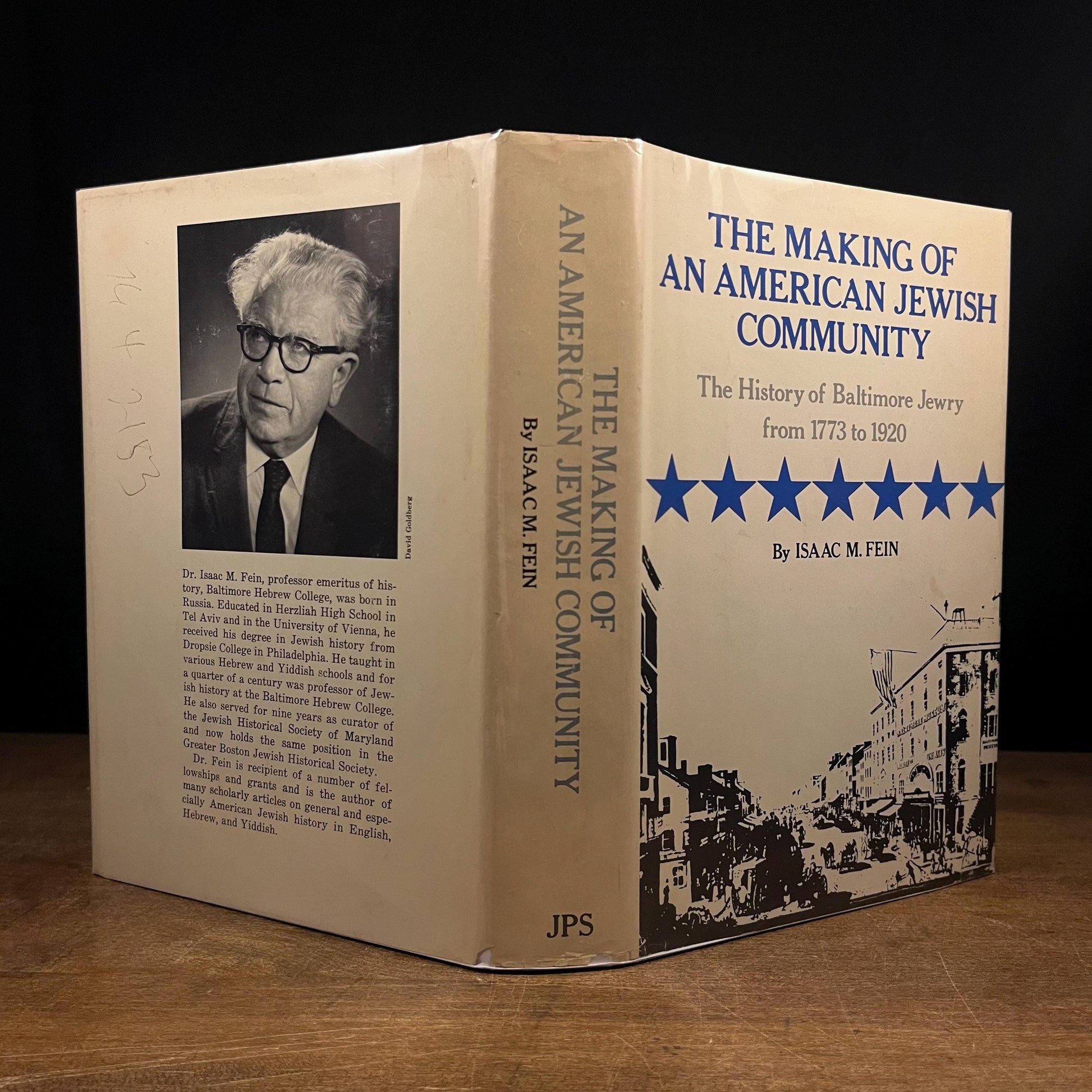 First Printing - The Making of an American Jewish Community: The History of Baltimore Jewry by I. M. Fein (1971) Vintage Hardcover Book