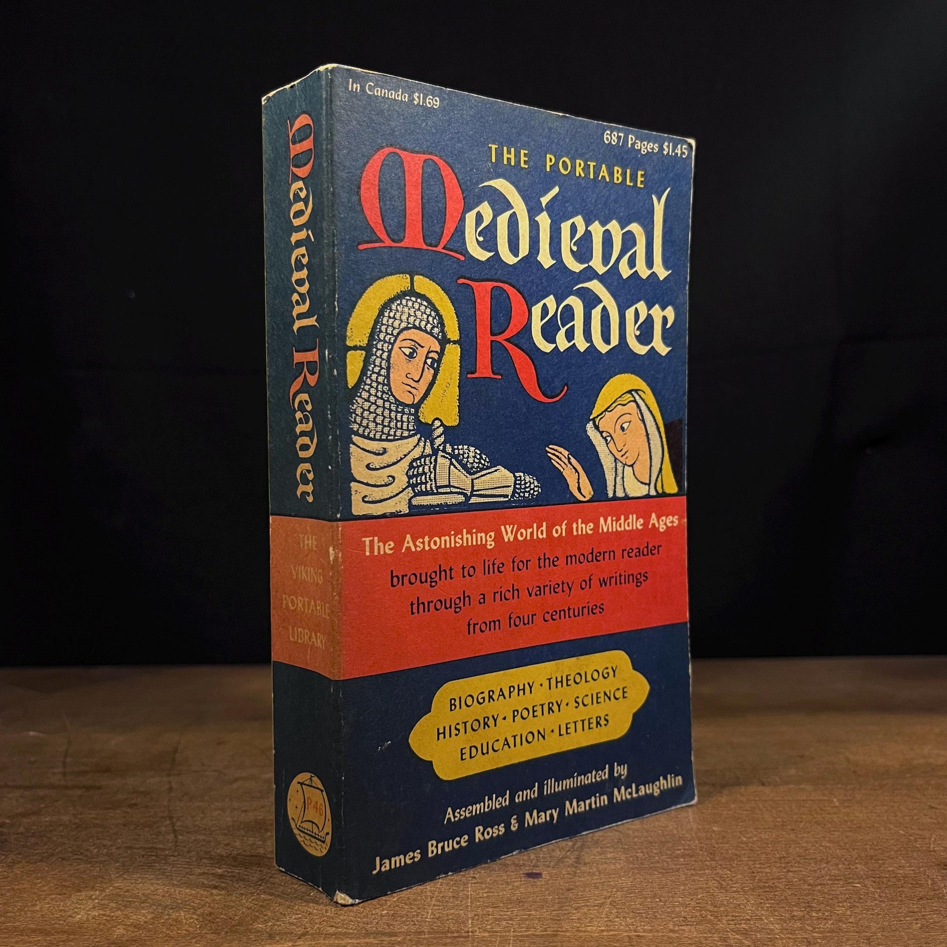 The Portable Medieval Reader by James Bruce Ross and Mary Martin McLaughlin (1960) Vintage Paperback Book