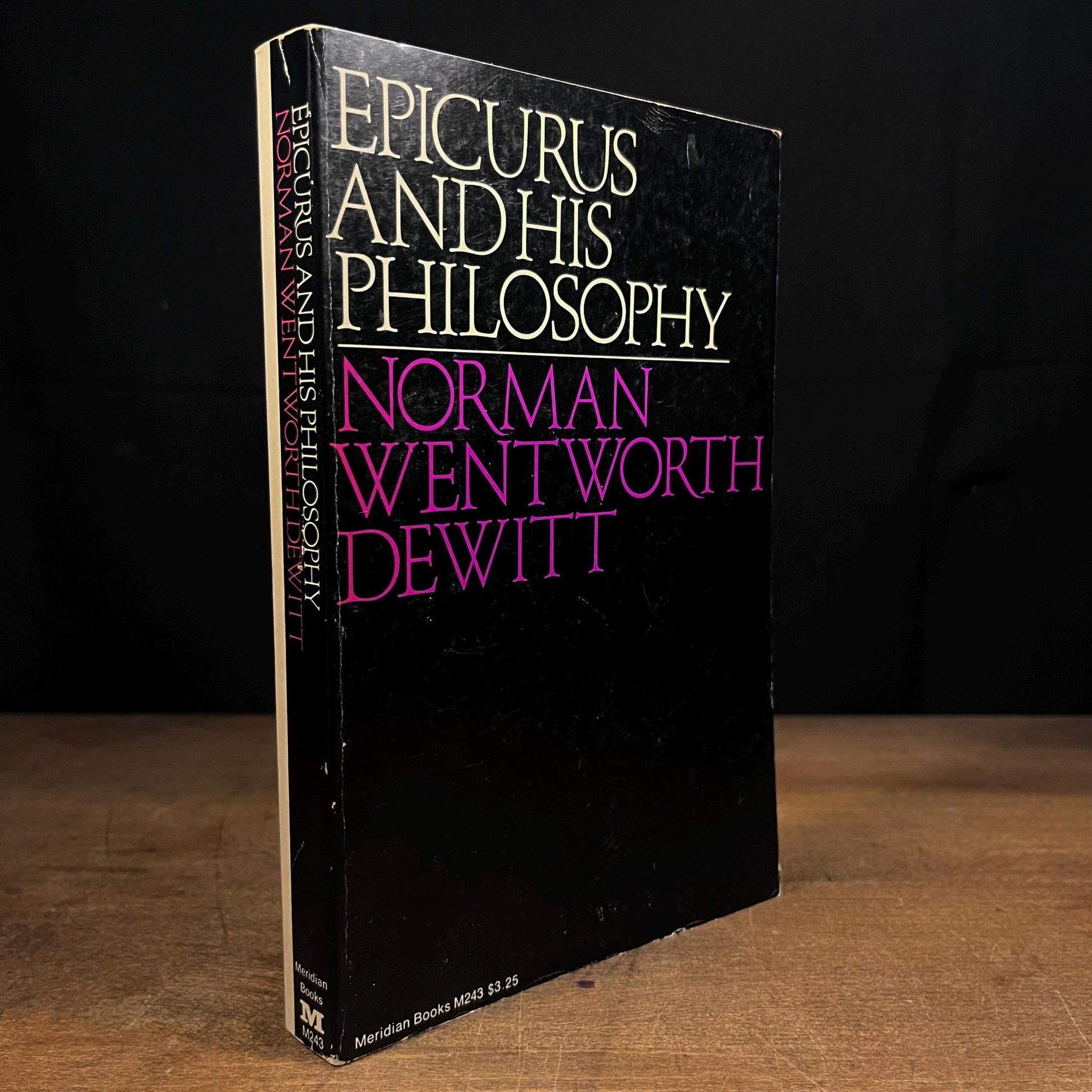 Epicurus and His Philosophy by Norman Wentworth DeWitt (1967) Vintage Paperback Book