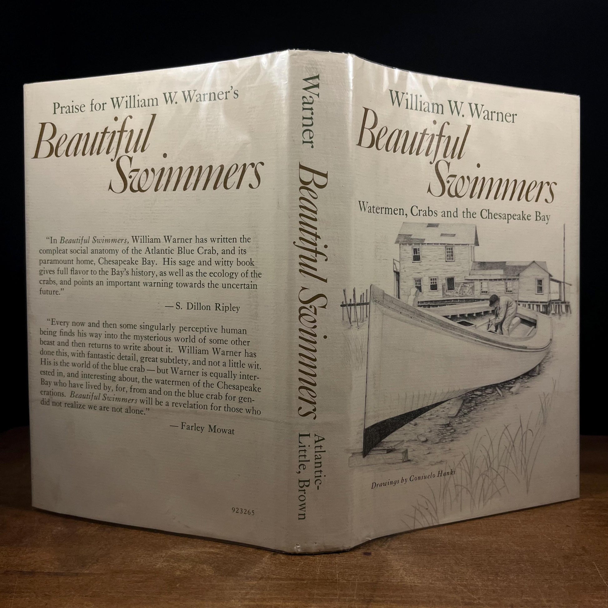 First Printing - Beautiful Swimmers: Watermen, Crabs and the Chesapeake Bay by William W. Warner (1976) Vintage Hardcover Book