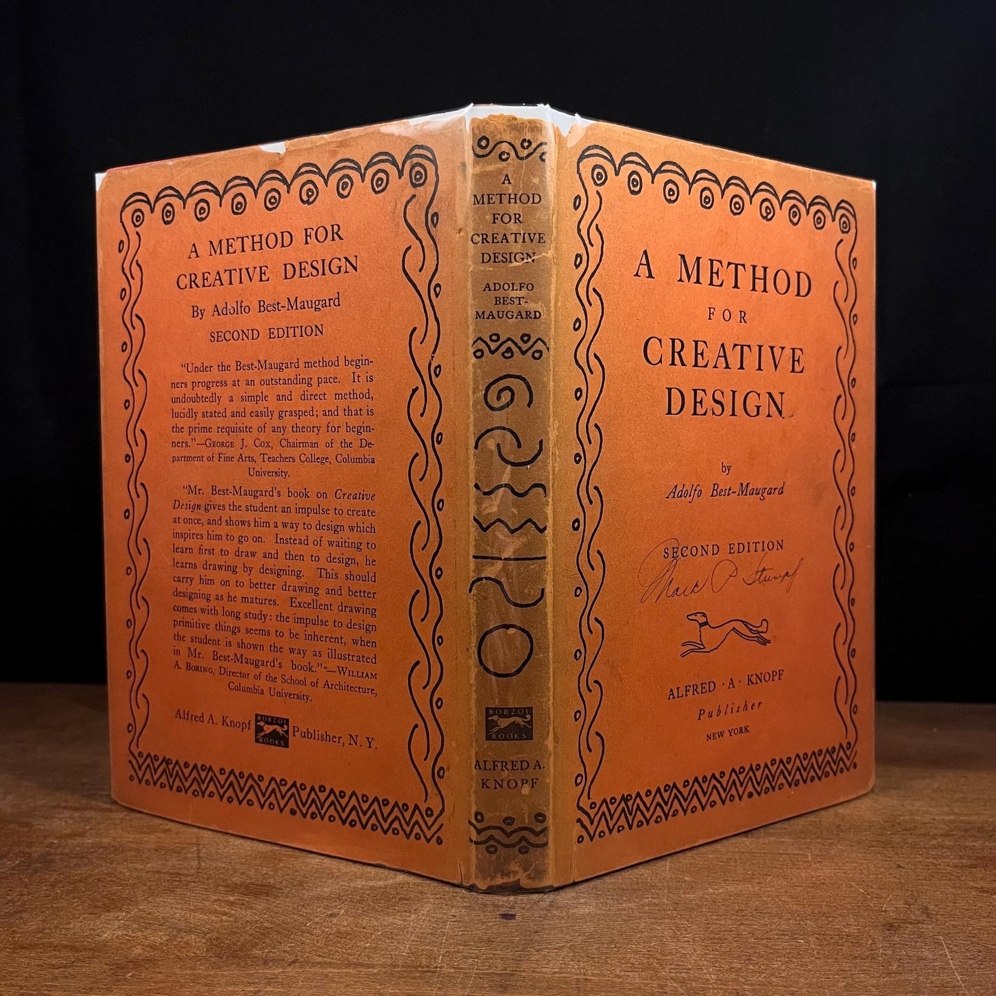 Second Edition - A Method for Creative Design by Adolfo Best-Maugard (1927) Vintage Hardcover Book