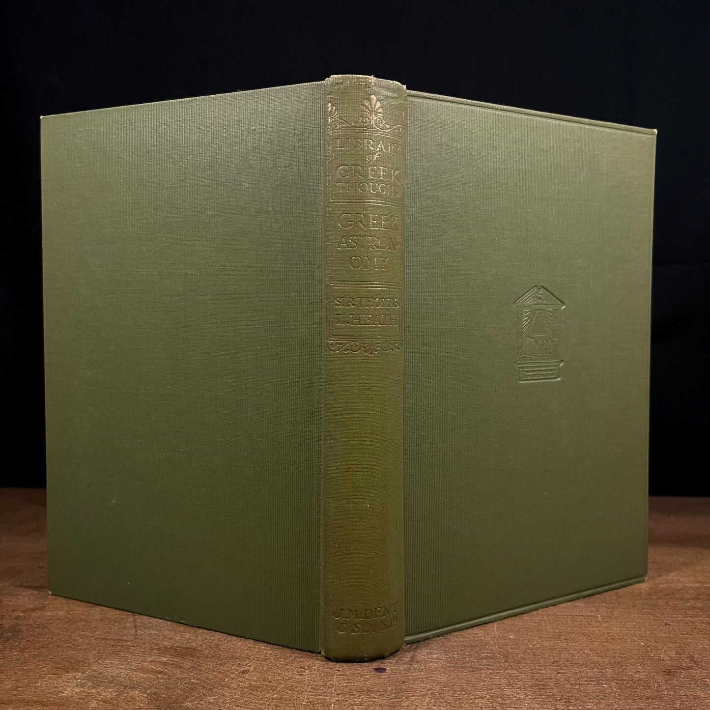 First Printing - Greek Astronomy by Thomas L. Heath (1932) Vintage Hardcover Book