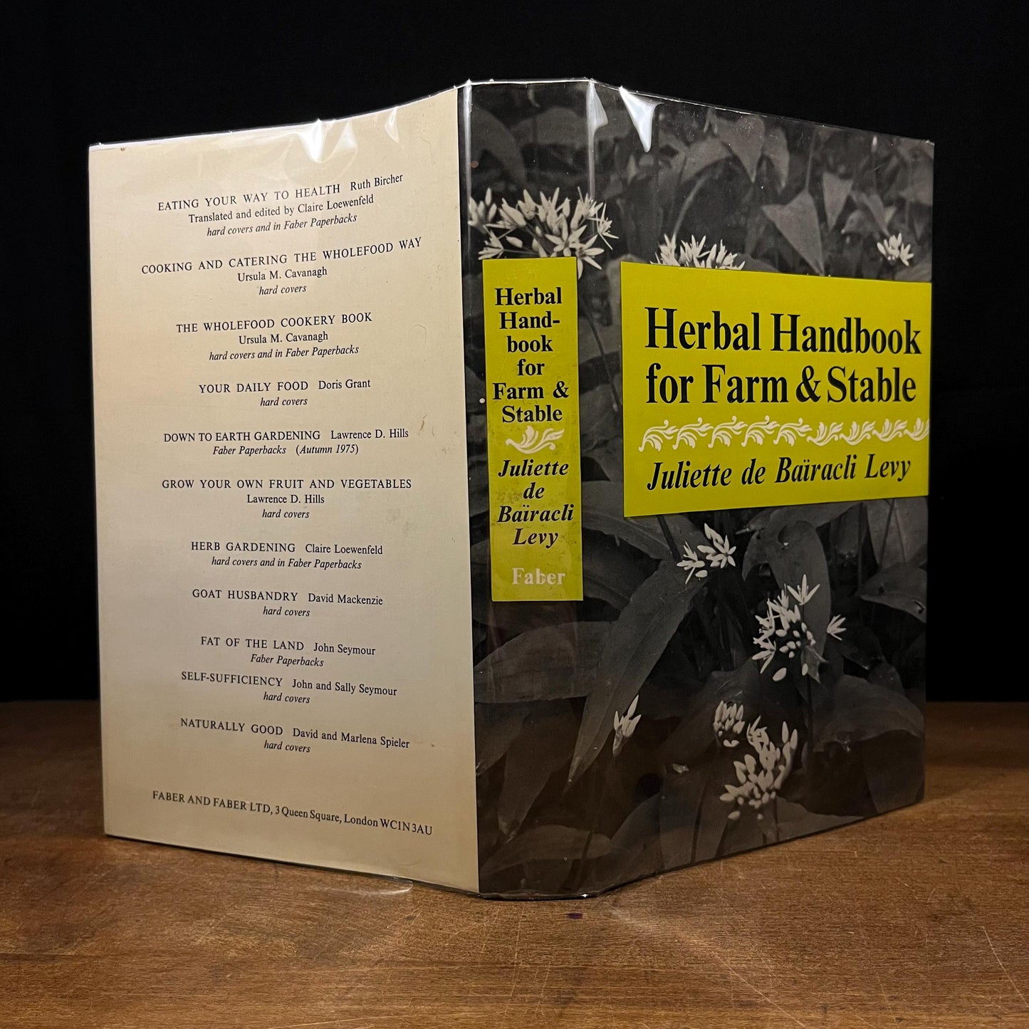 Herbal Handbook for Farm and Stable by Juliette de Baïracli Levy (1975) Vintage Hardcover Book