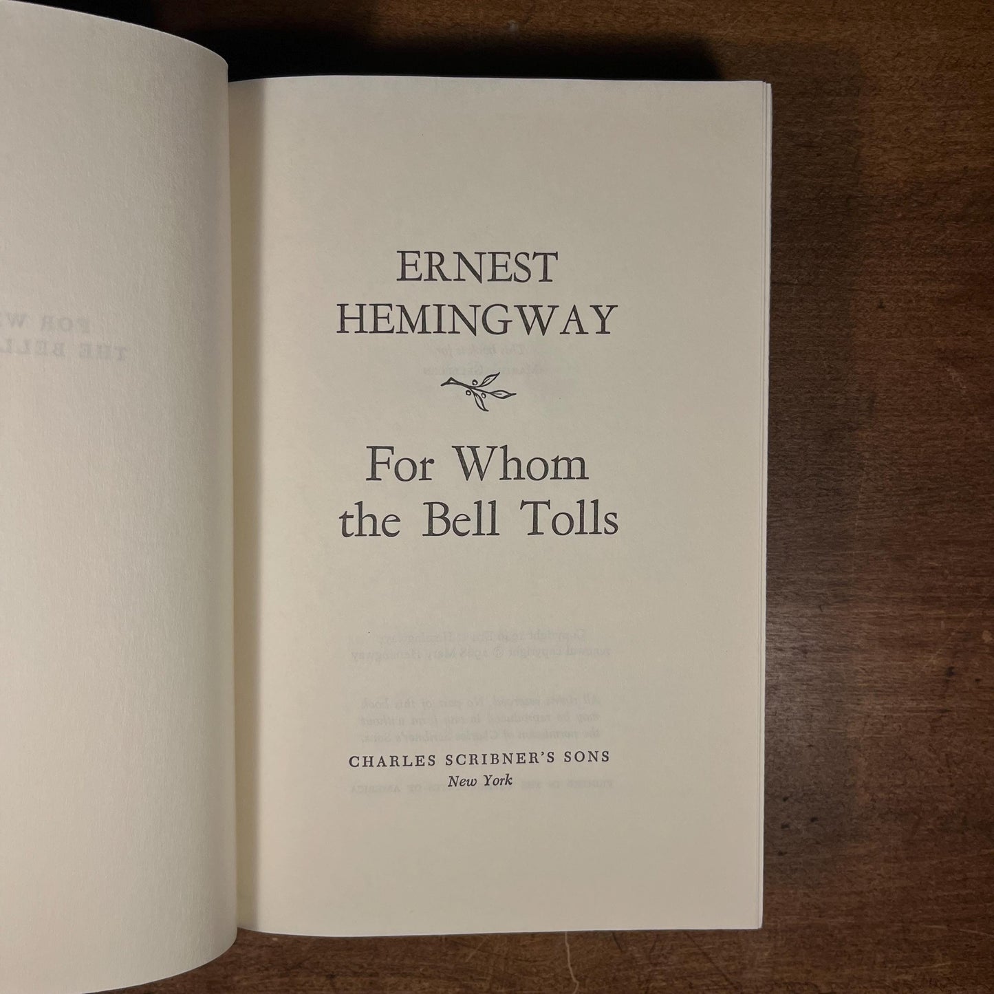 Ernest Hemingway Collection: A Farewell to Arms, The Sun Also Rises, and From Whom the Bell Tolls (1970s) Vintage Hardcover Books