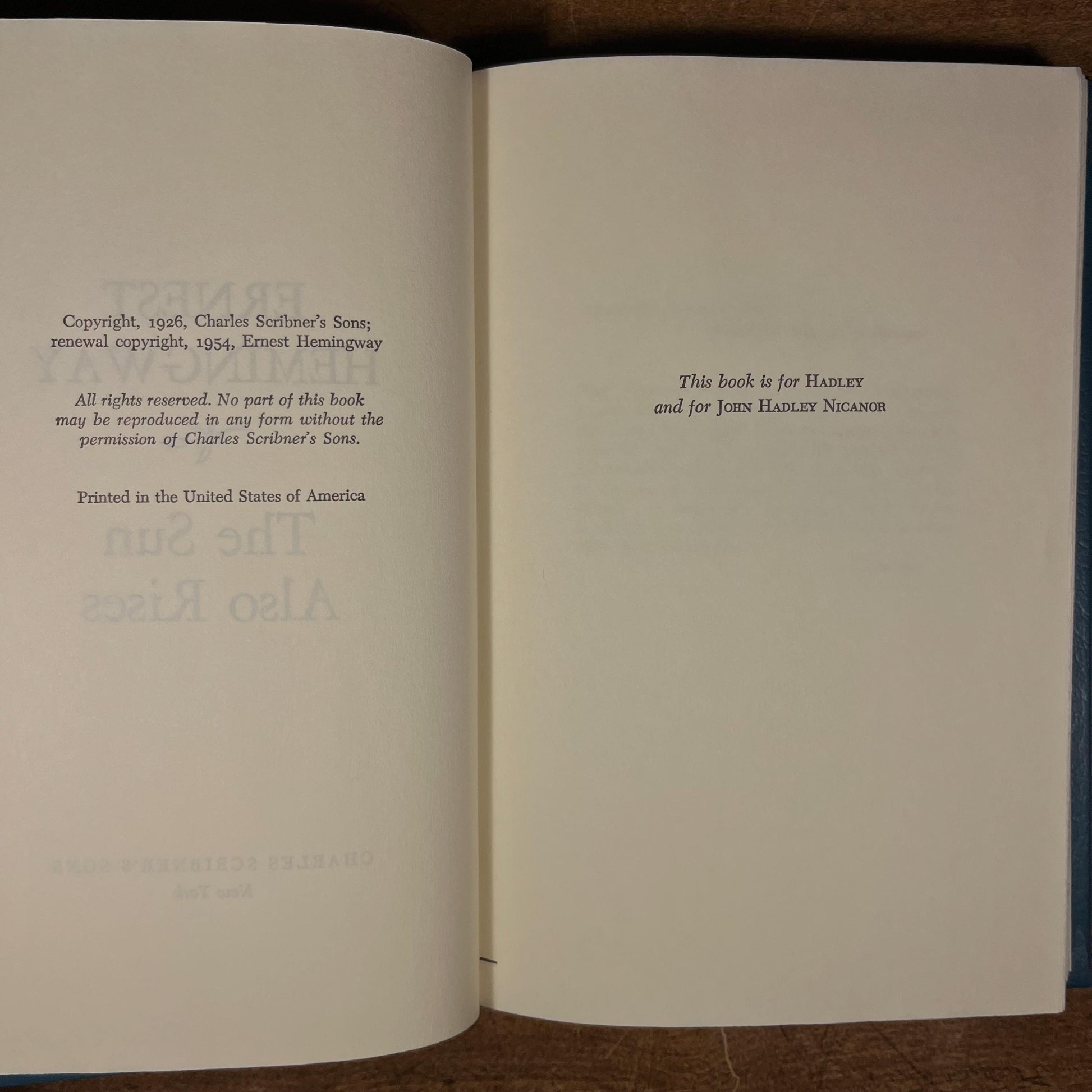 Ernest Hemingway Collection: A Farewell to Arms, The Sun Also Rises, and From Whom the Bell Tolls (1970s) Vintage Hardcover Books