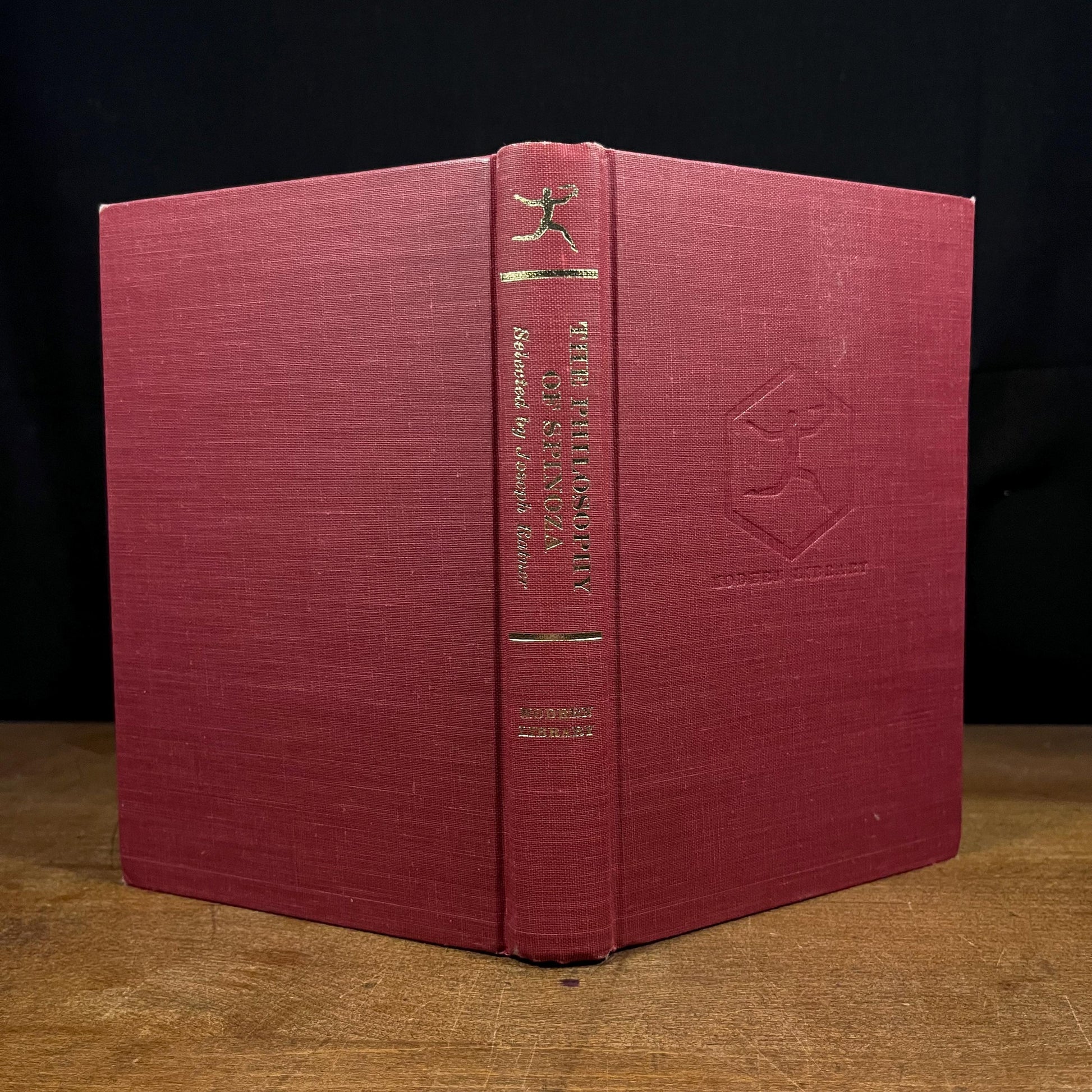 Modern Library - The Philosophy of Spinoza by Joseph Ratner (1954) Vintage Hardcover Book