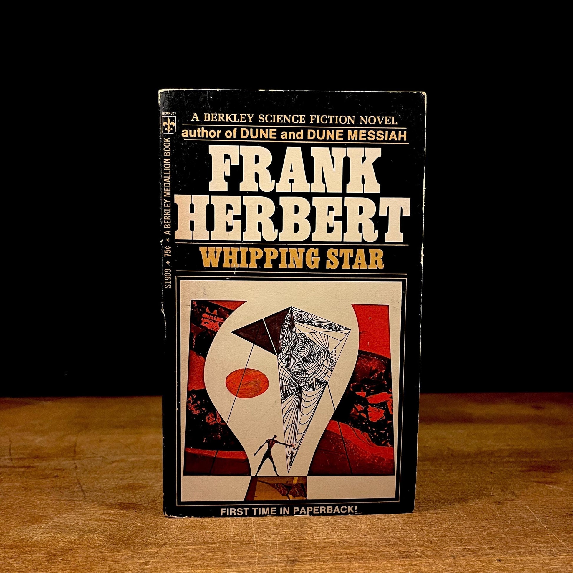 First Paperback Printing - Whipping Star by Frank Herbert (1970) Vintage Paperback Book