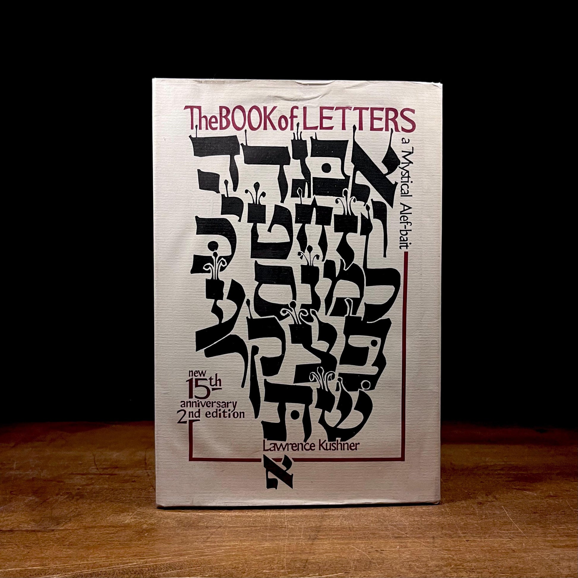 The Book of Letters: A Mystical Alef-bait by Lawrence Kushner (1990) Vintage Hardcover Book