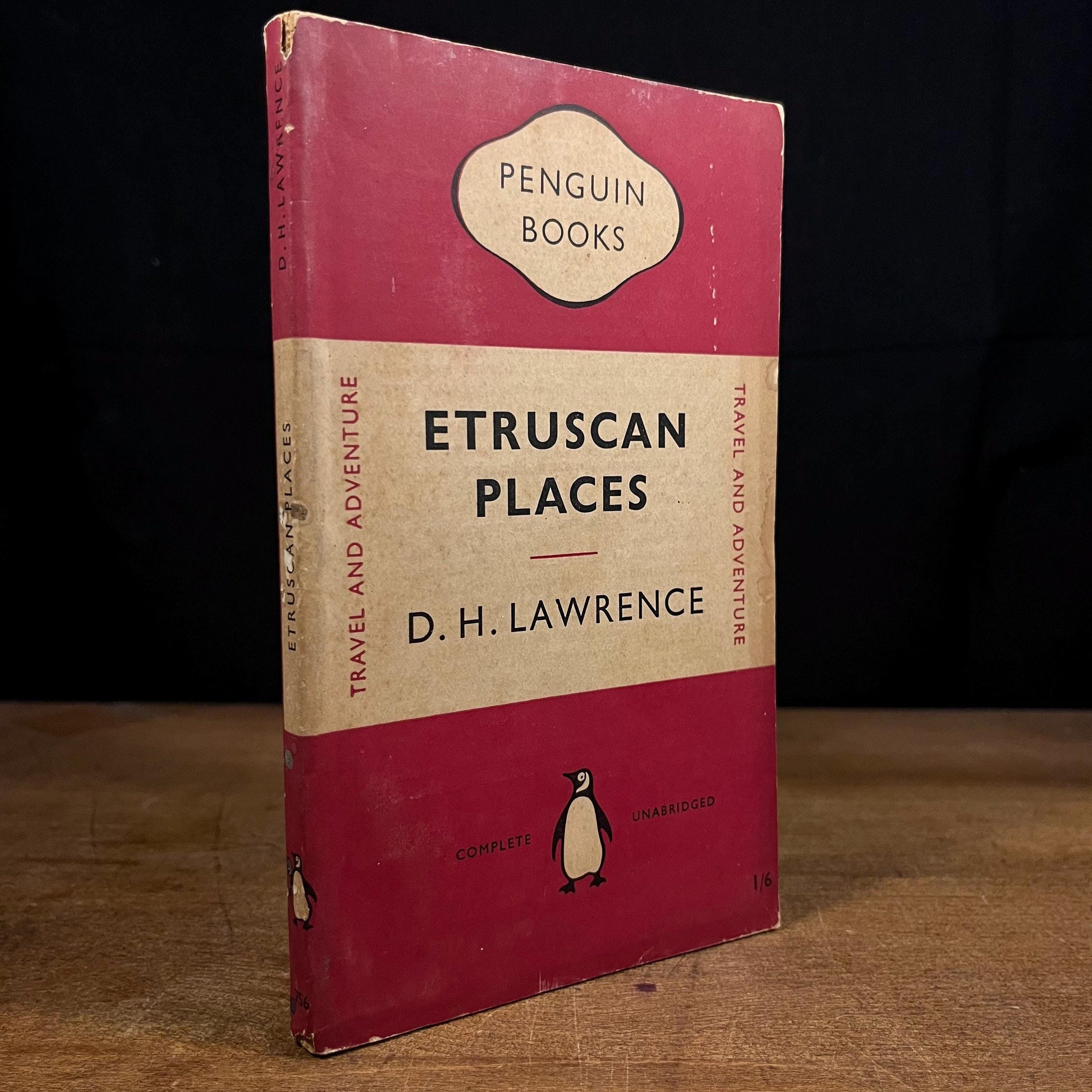 Etruscan Places by D. H. Lawrence (1950) Vintage Paperback Book