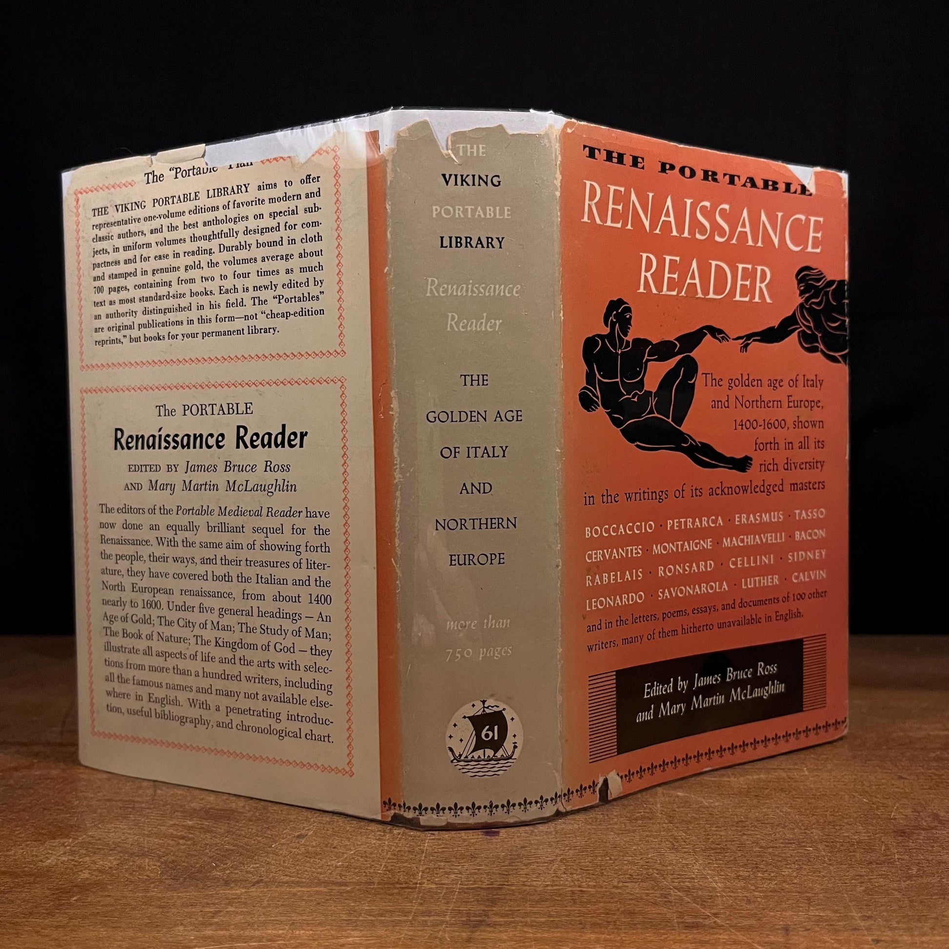 First Printing - The Portable Renaissance Reader by James Bruce Ross and Mary Martin McLaughlin (1953) Vintage Hardcover Book