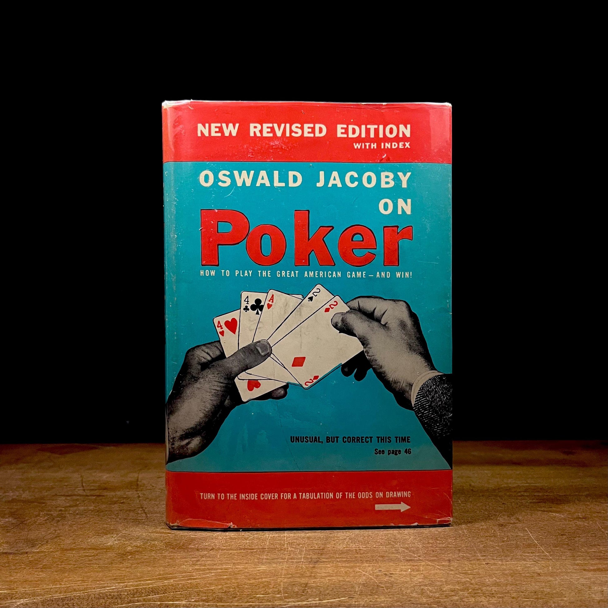 Oswald Jacoby on Poker (1947) Vintage Hardcover Book