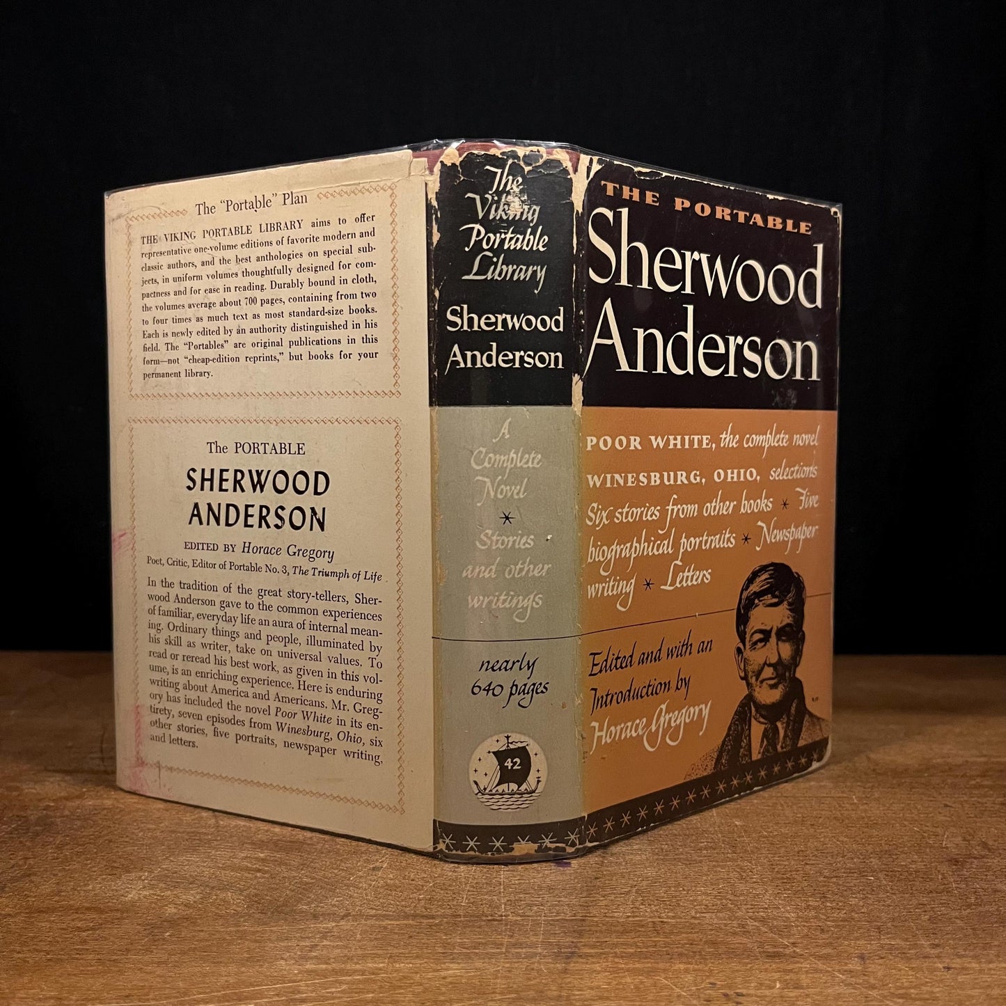 First Printing - The Portable Sherwood Anderson by Horace Gregory (1949) Vintage Hardcover Book