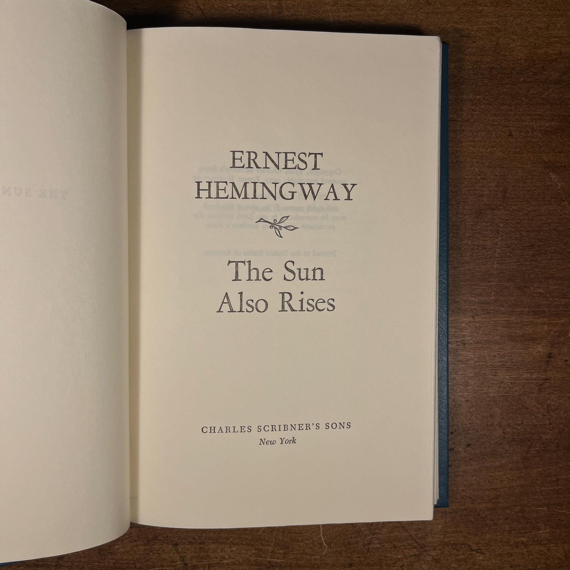 Ernest Hemingway Collection: A Farewell to Arms, The Sun Also Rises, and From Whom the Bell Tolls (1970s) Vintage Hardcover Books