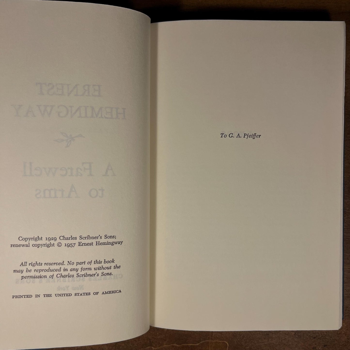 Ernest Hemingway Collection: A Farewell to Arms, The Sun Also Rises, and From Whom the Bell Tolls (1970s) Vintage Hardcover Books