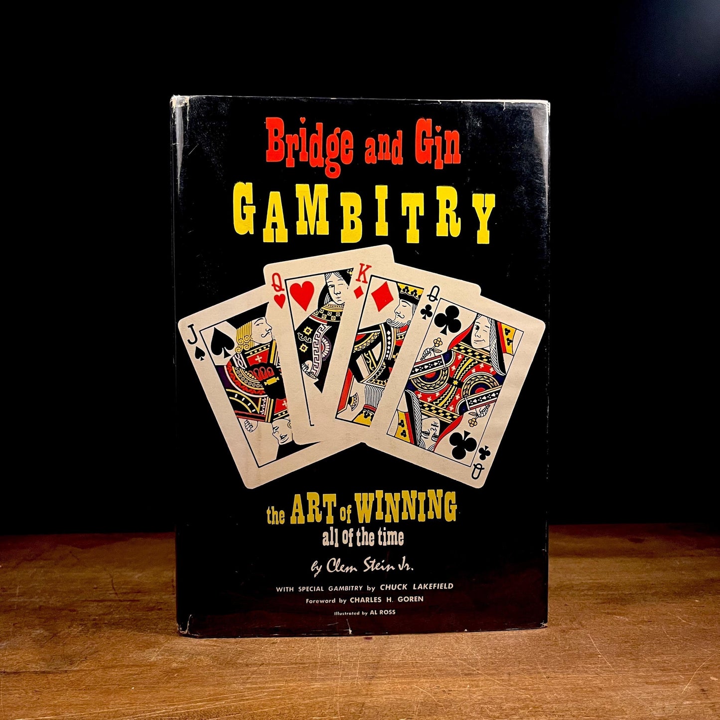 Author Inscribed - Bridge and Gin Gambitry by Clem Stein, Jr. (1963) Vintage Hardcover Book